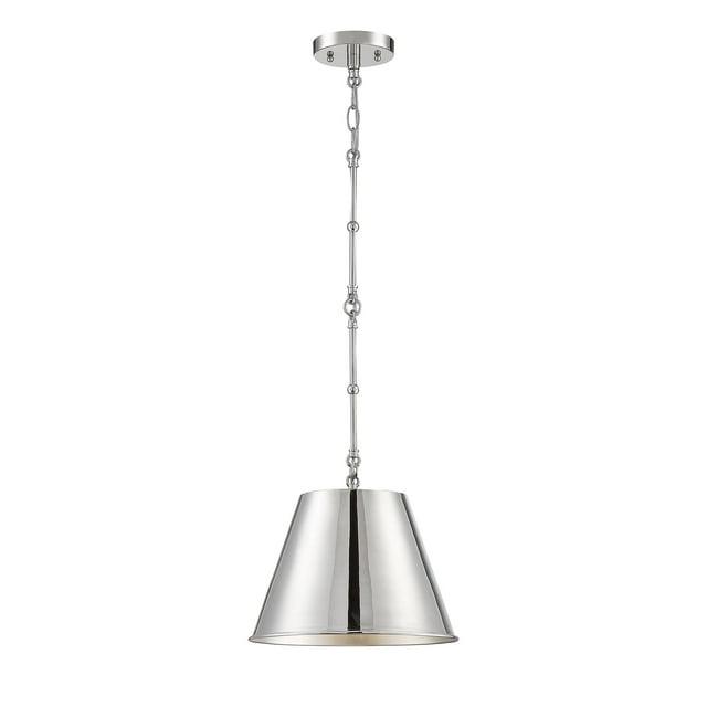 Savoy House Alden 1 - Light Pendant in  Polished Nickel