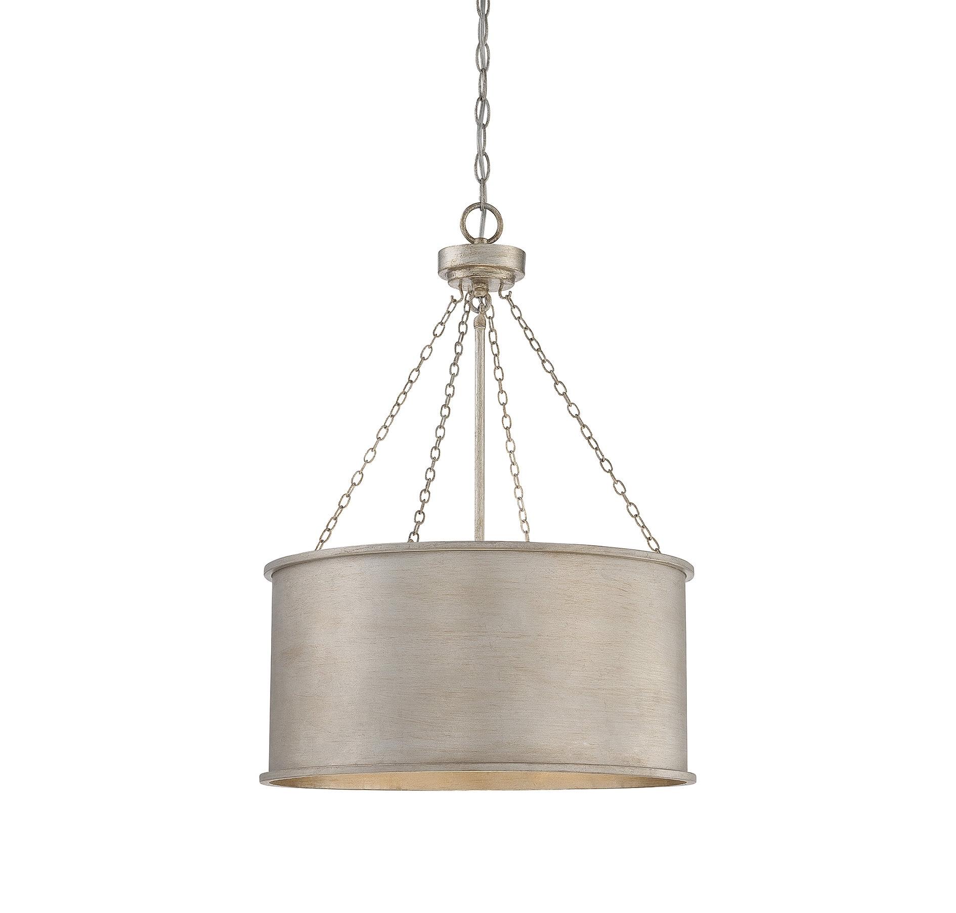 Savoy House Rochester 4 - Light Pendant in  Silver Patina