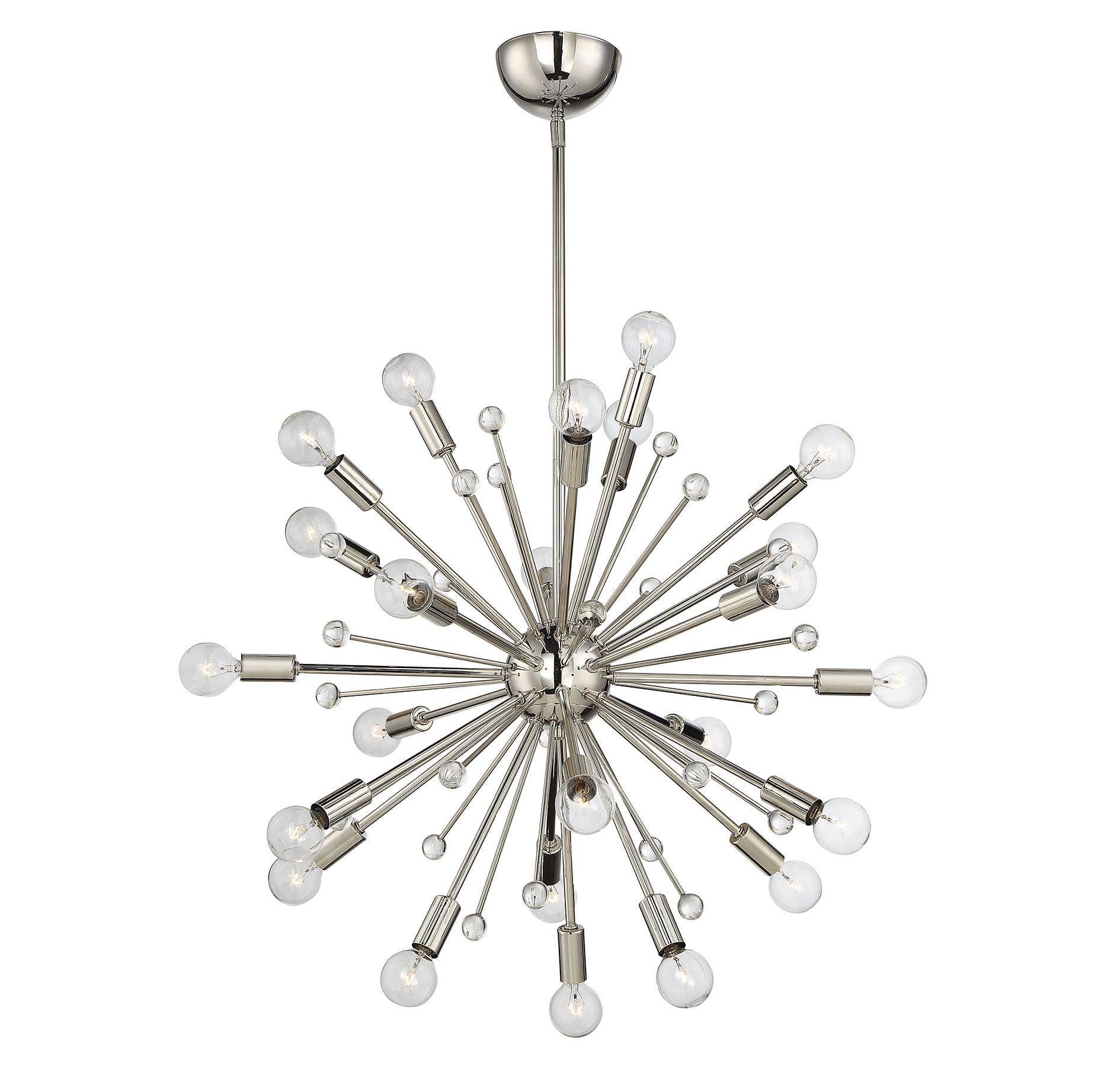 Savoy House Galea 24 - Light Chandelier in  Polished Nickel