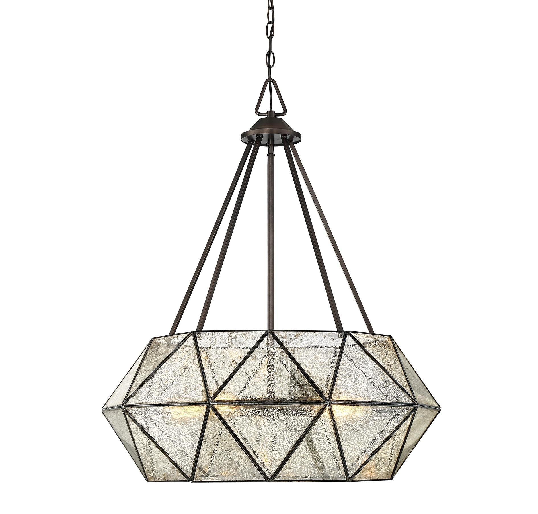 Savoy House Tartan 5 - Light Pendant in  Oiled Burnished Bronze