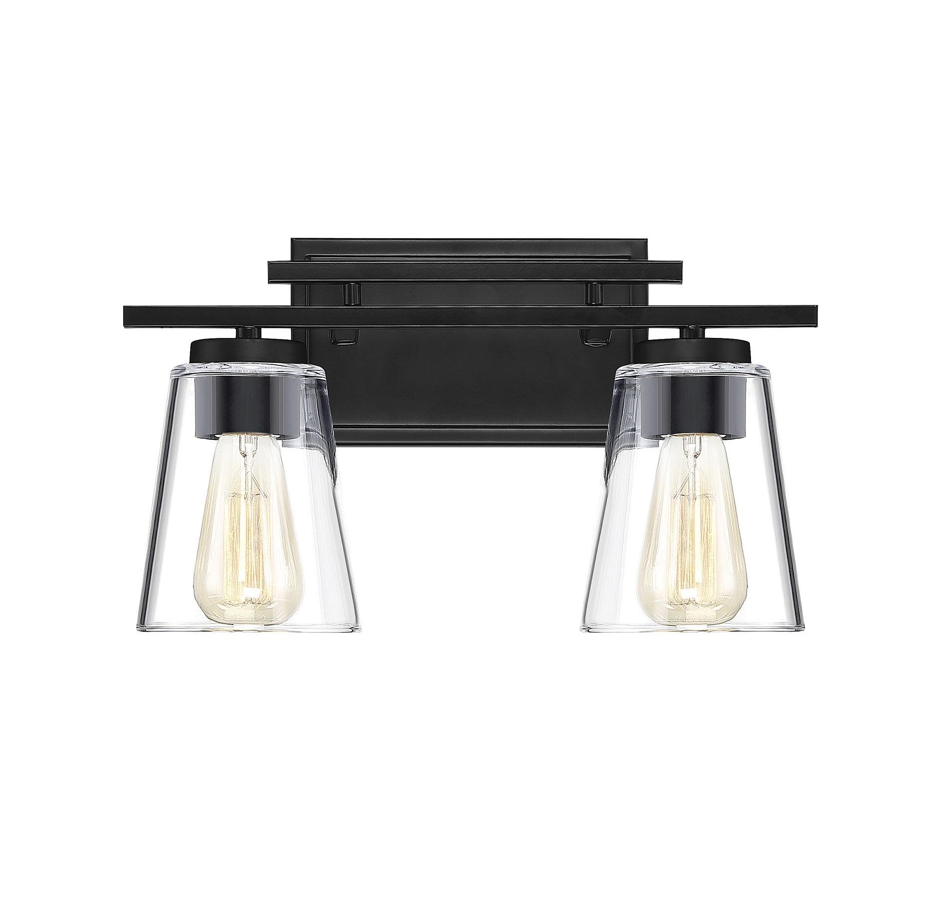 Savoy House Calhoun 2 - Light Vanity in  Black