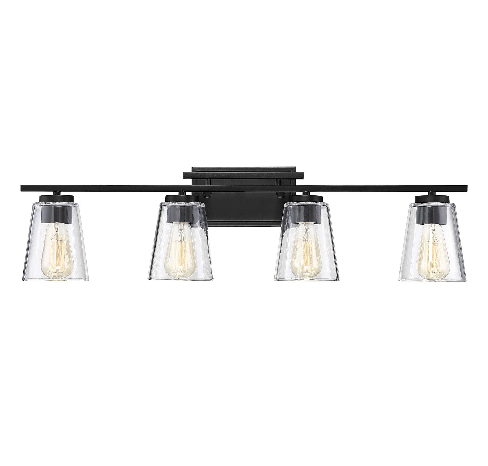 Savoy House Calhoun 4 - Light Vanity in  Black