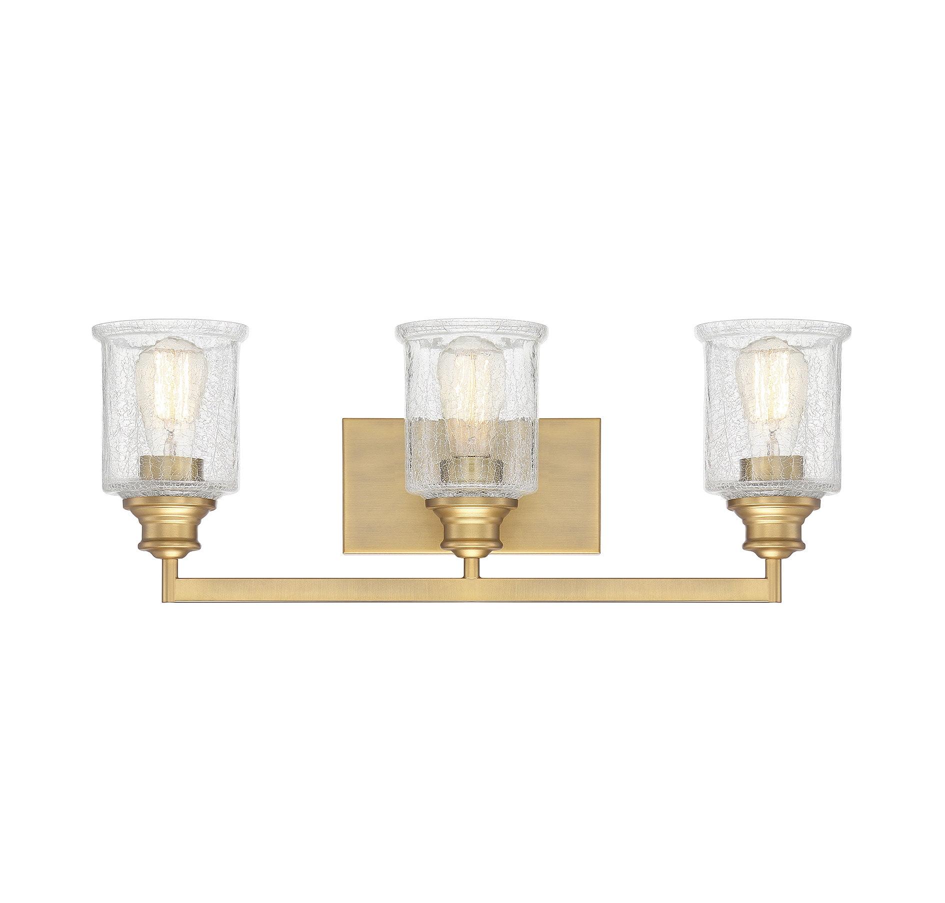 Savoy House Hampton 3 - Light Vanity in  Warm Brass