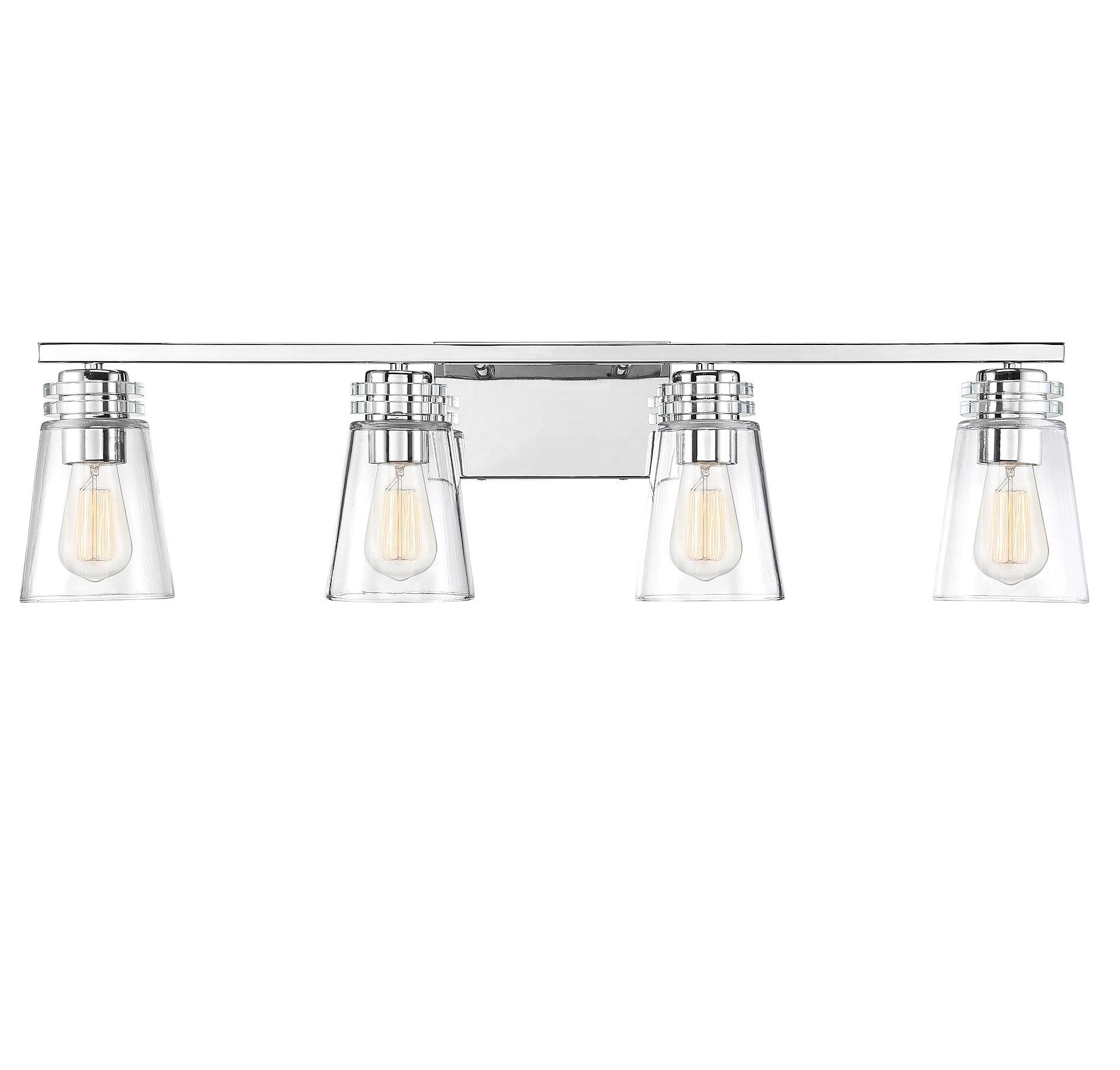 Savoy House Brannon 4 - Light Vanity in  Polished Nickel