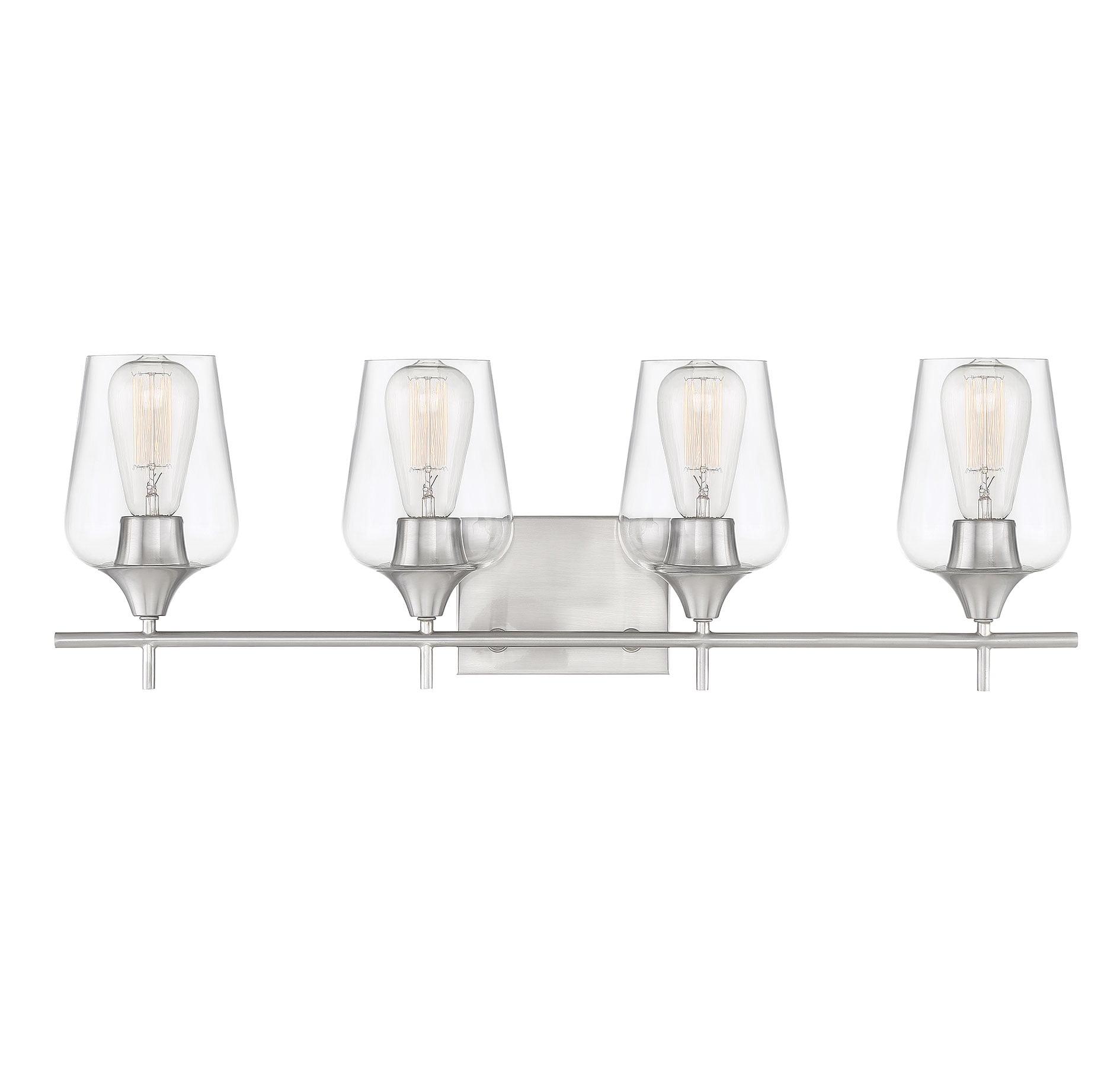 Savoy House Octave 4 - Light Vanity in  Satin Nickel