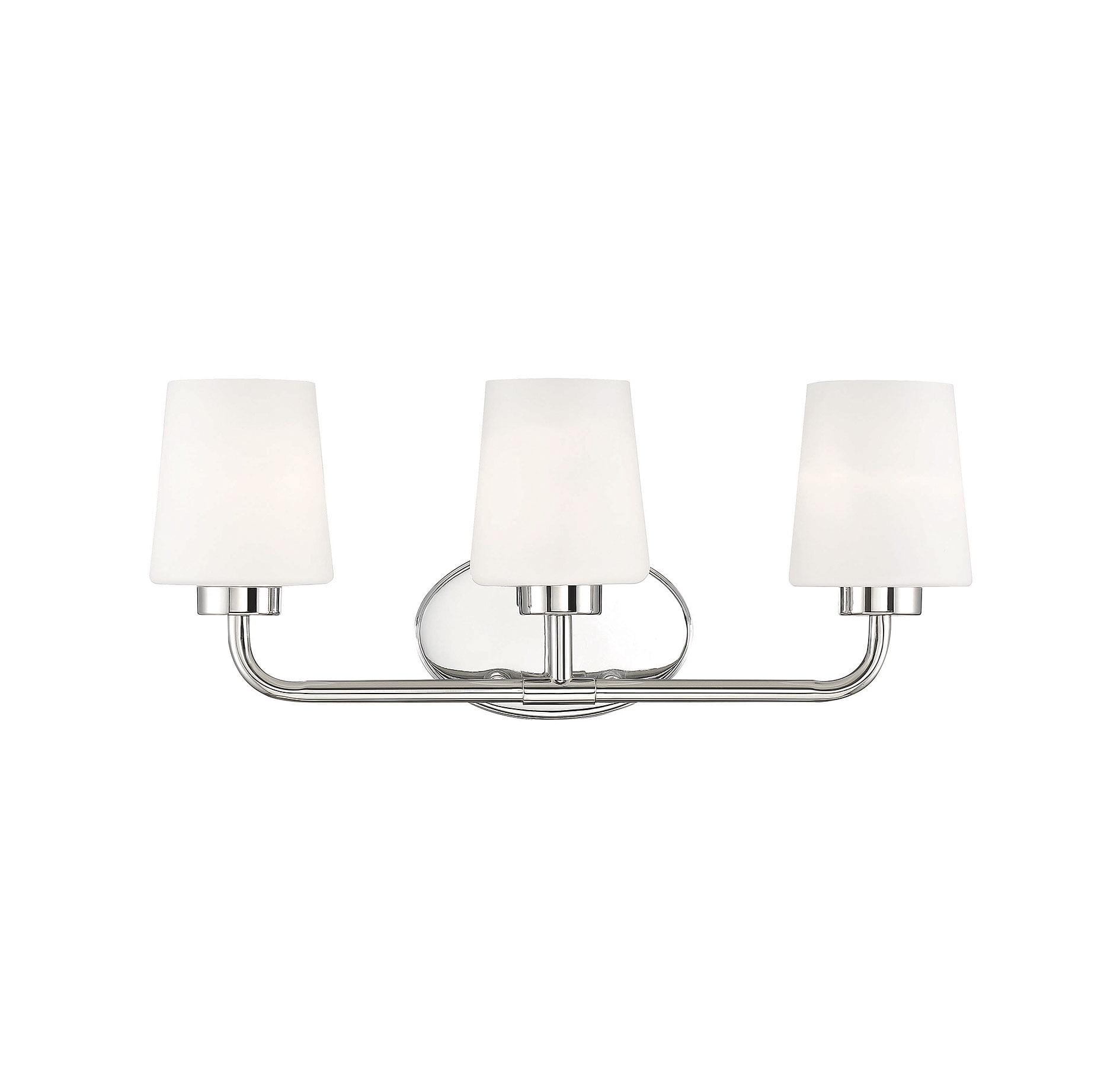 Savoy House Capra 3 - Light Vanity in  Polished Nickel