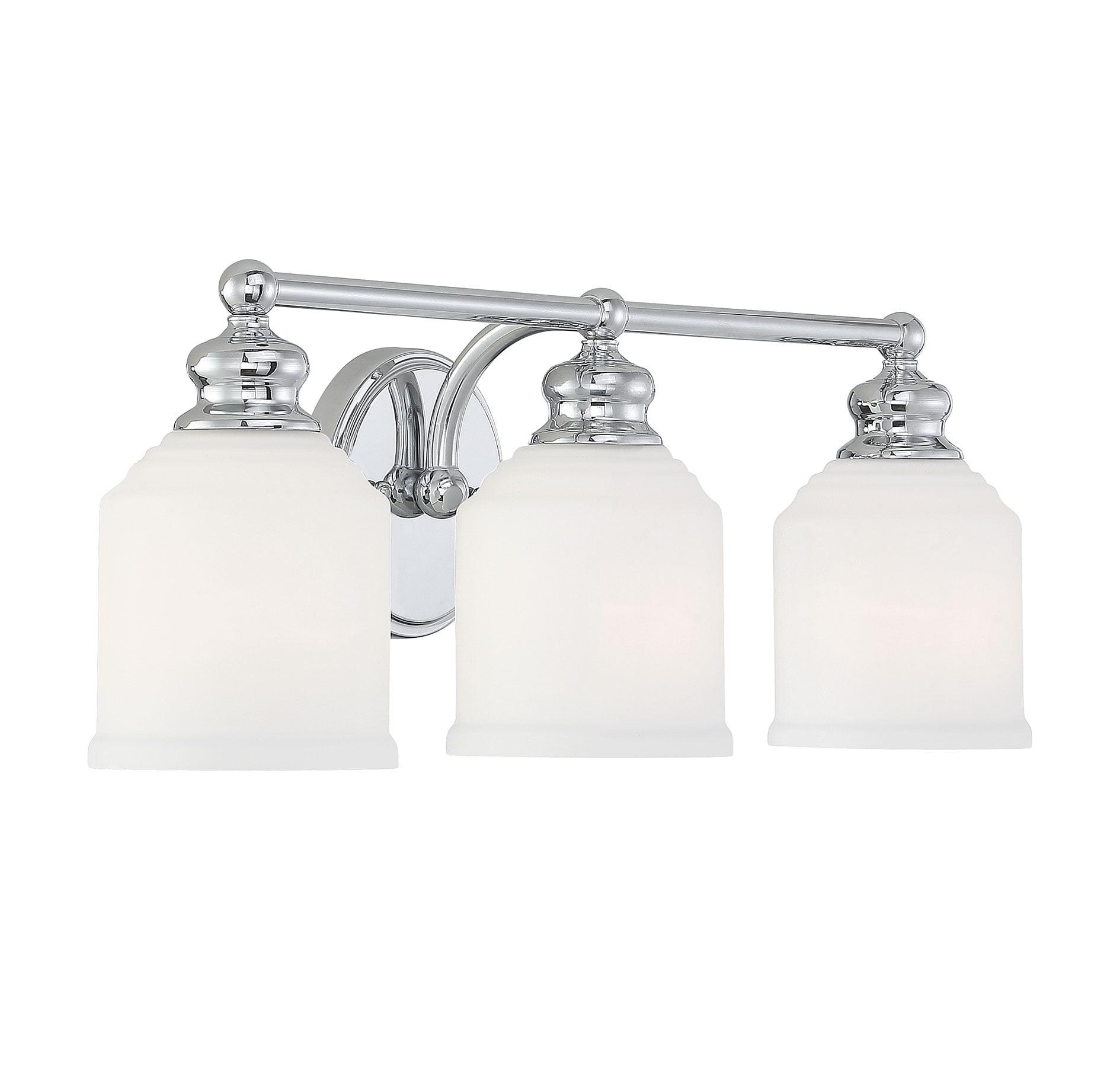 Savoy House Melrose 3 - Light Vanity in  Polished Chrome