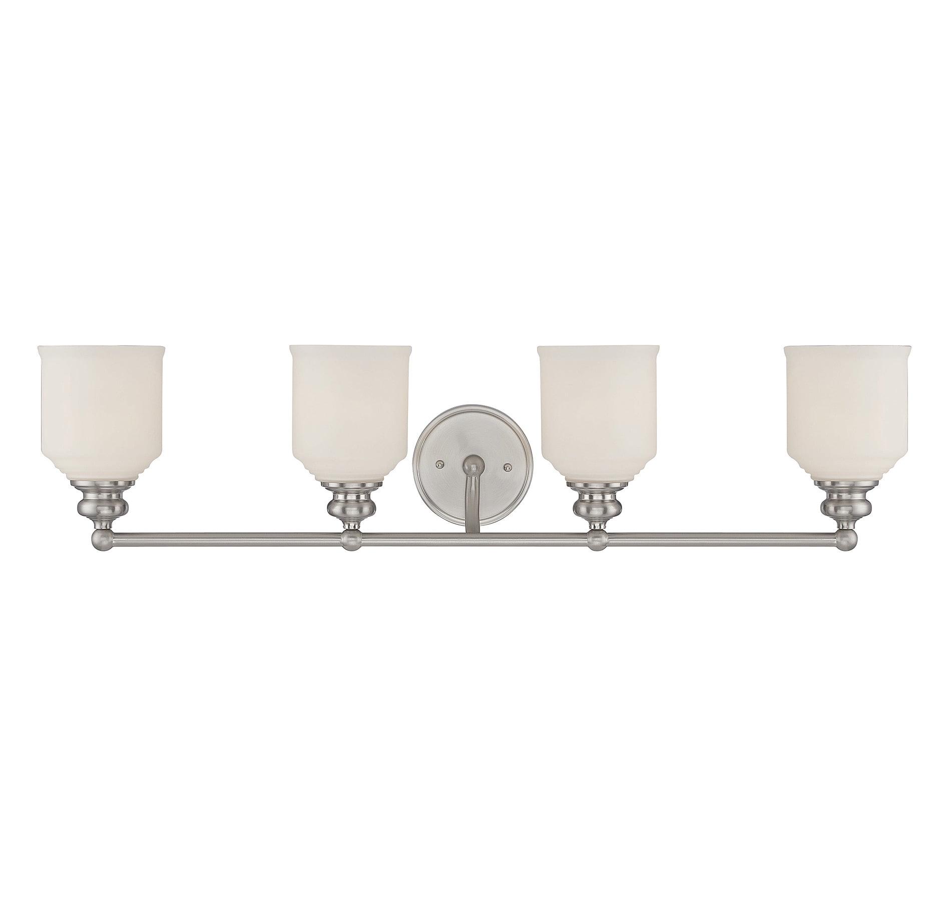 Savoy House Melrose 4 - Light Vanity in  Satin Nickel