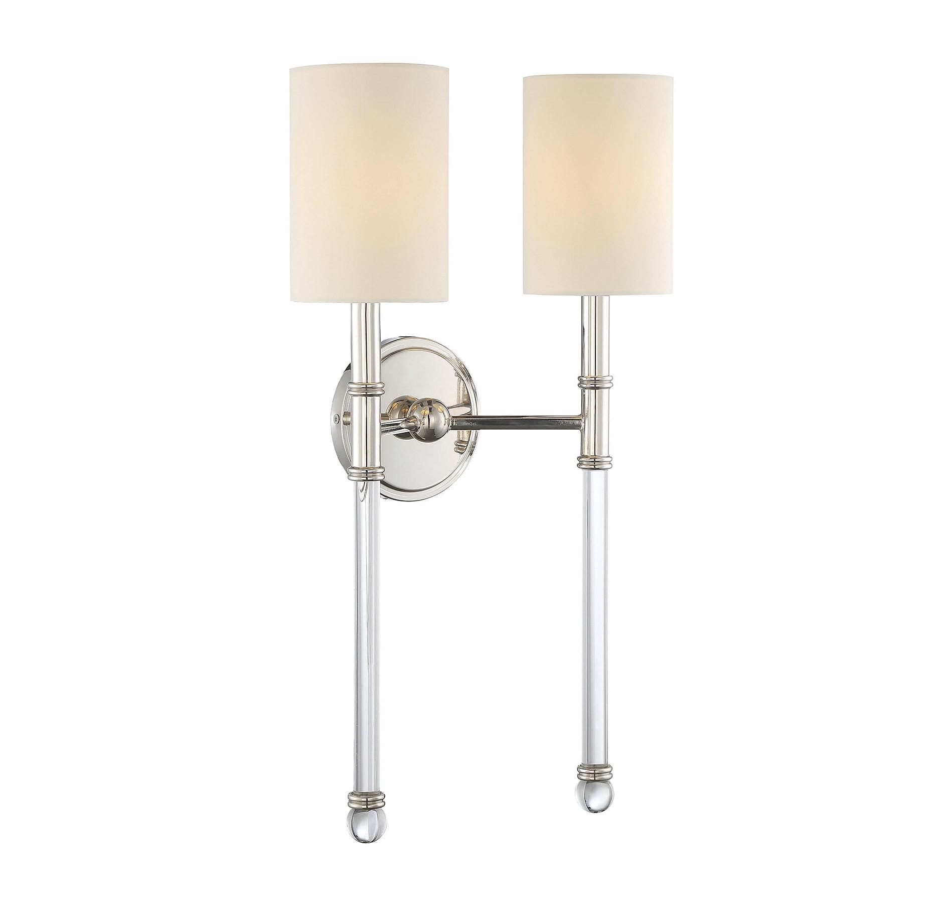 Savoy House Fremont 2 - Light Wall Light ,  Polished Nickel