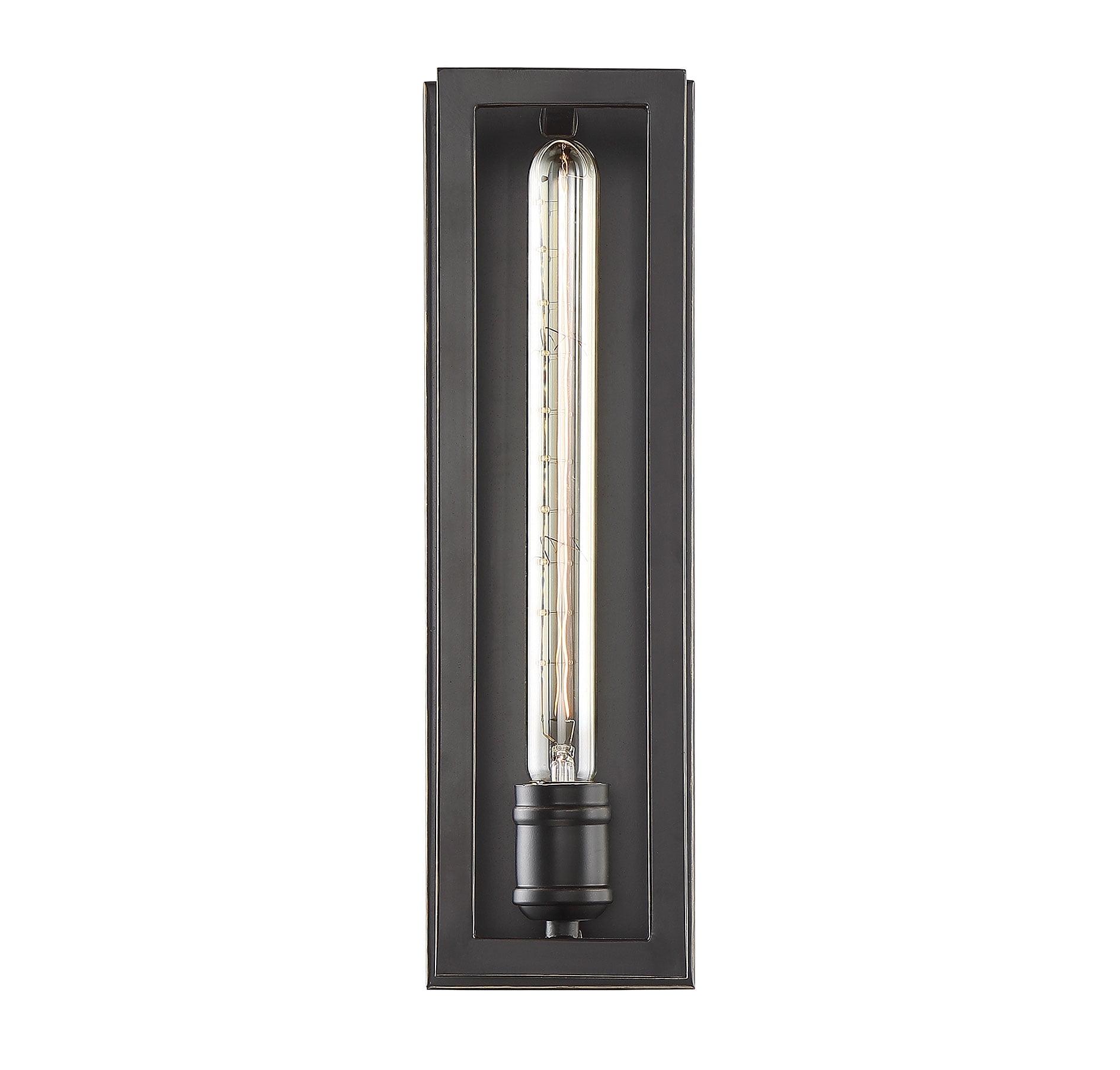 Clifton Classic Bronze Tall Rectangular Wall Sconce