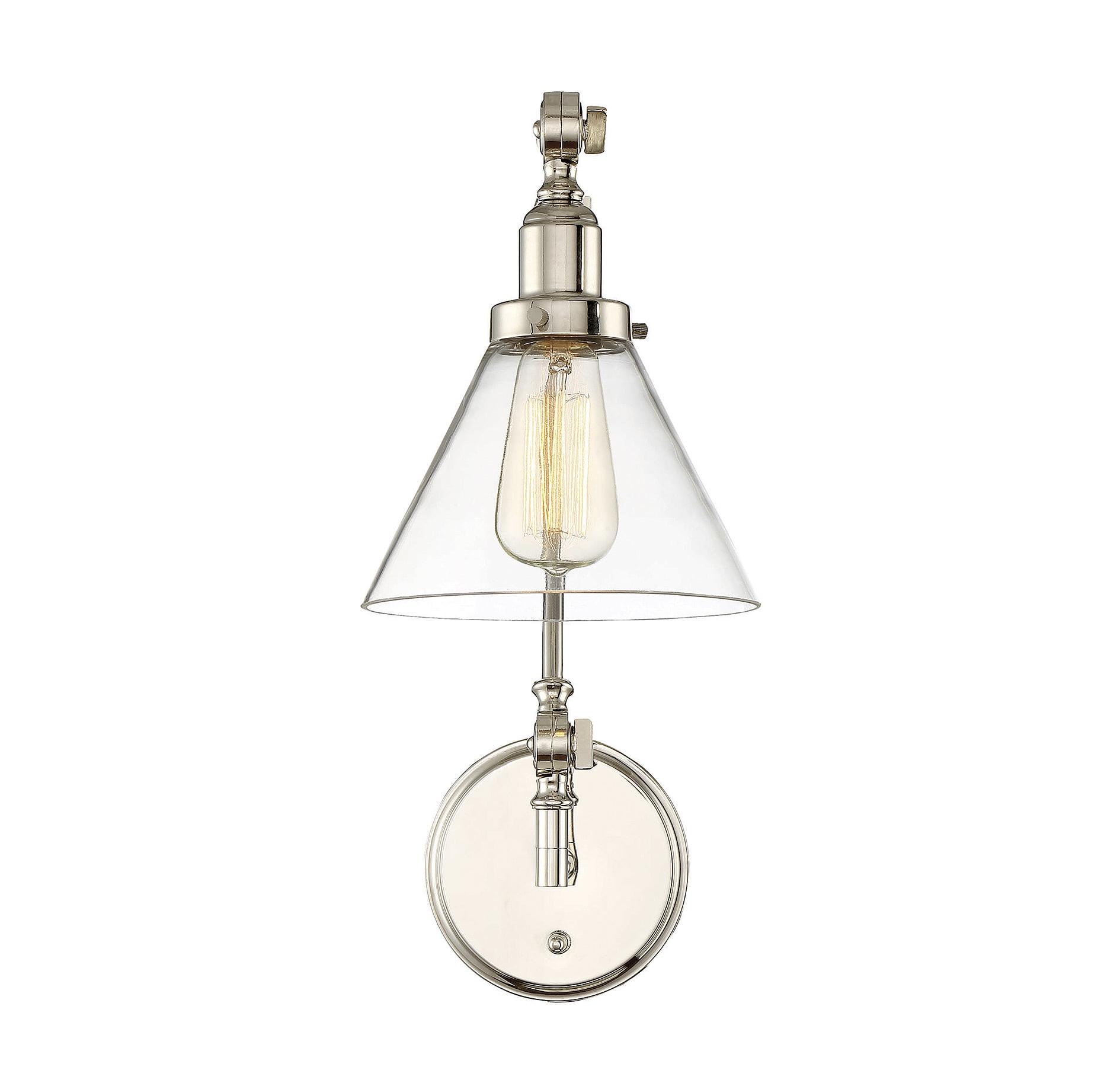 Savoy House Drake 1 - Light Swing Arm Lamp in  Polished Nickel