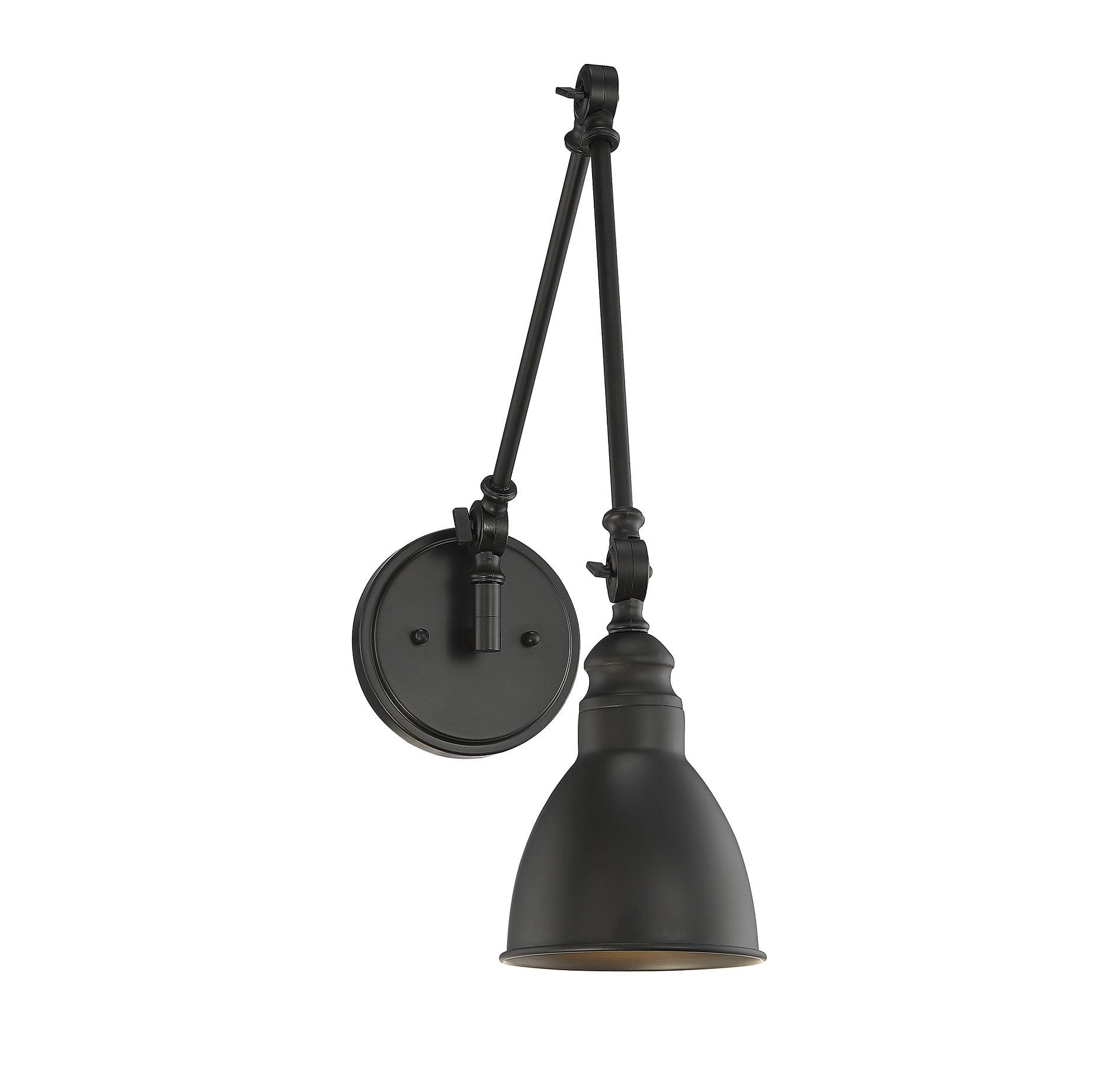 Savoy House Dakota 1 - Light Swing Arm Lamp in  Matte Black