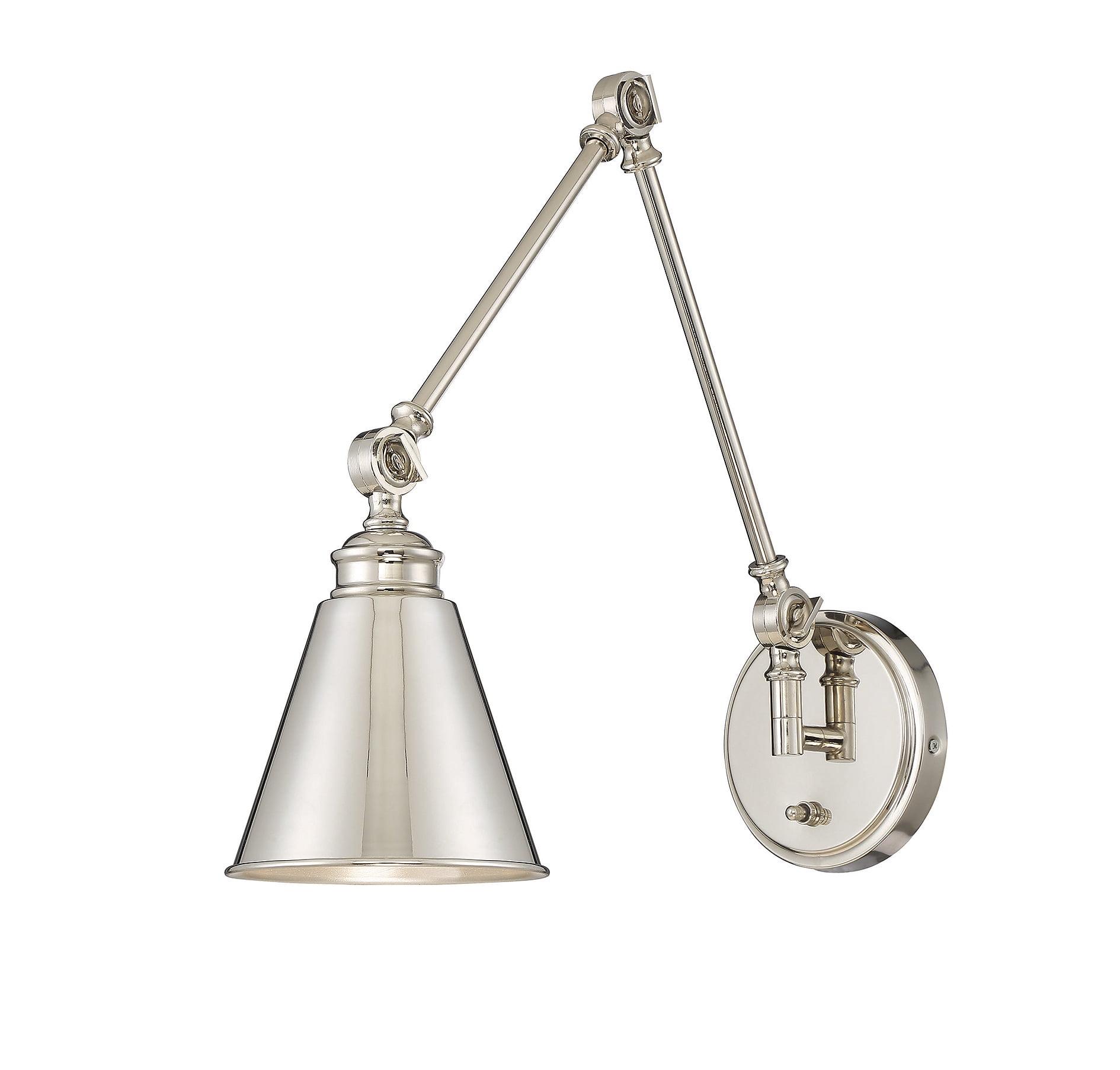 Savoy House Morland 1 - Light Swing Arm Lamp in  Polished Nickel