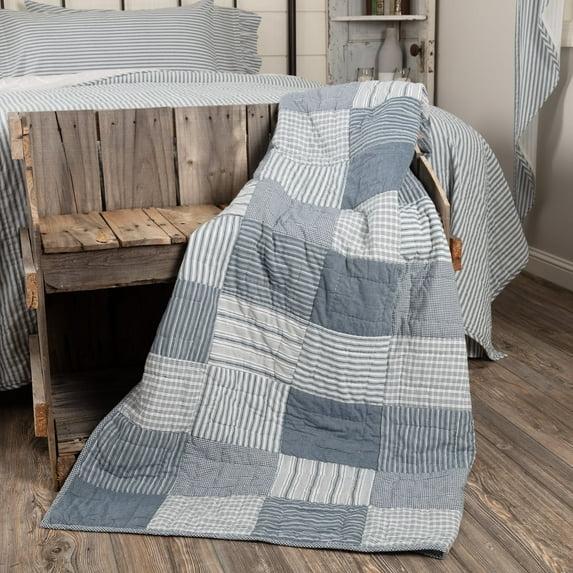 VHC Brands Sawyer Mill Handmade Throw Blanket