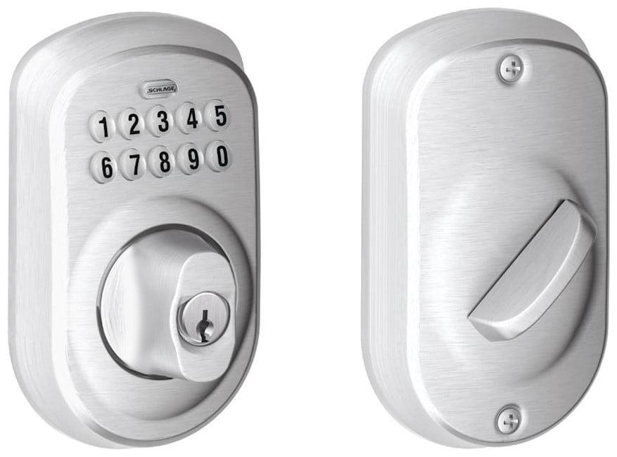 Schlage Schlage Keypad Deadbolt with Plymouth Trim
