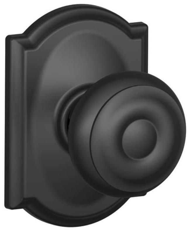 Georgian Passage Knob with Camelot Trim