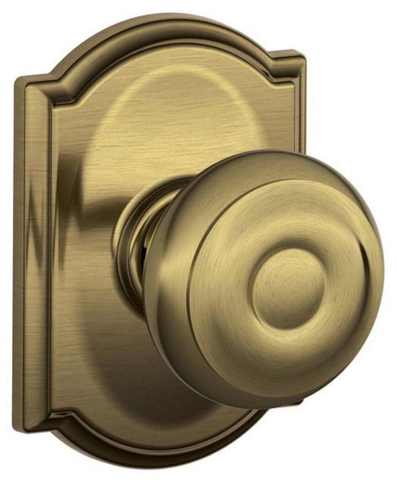Georgian Passage Knob with Camelot Trim