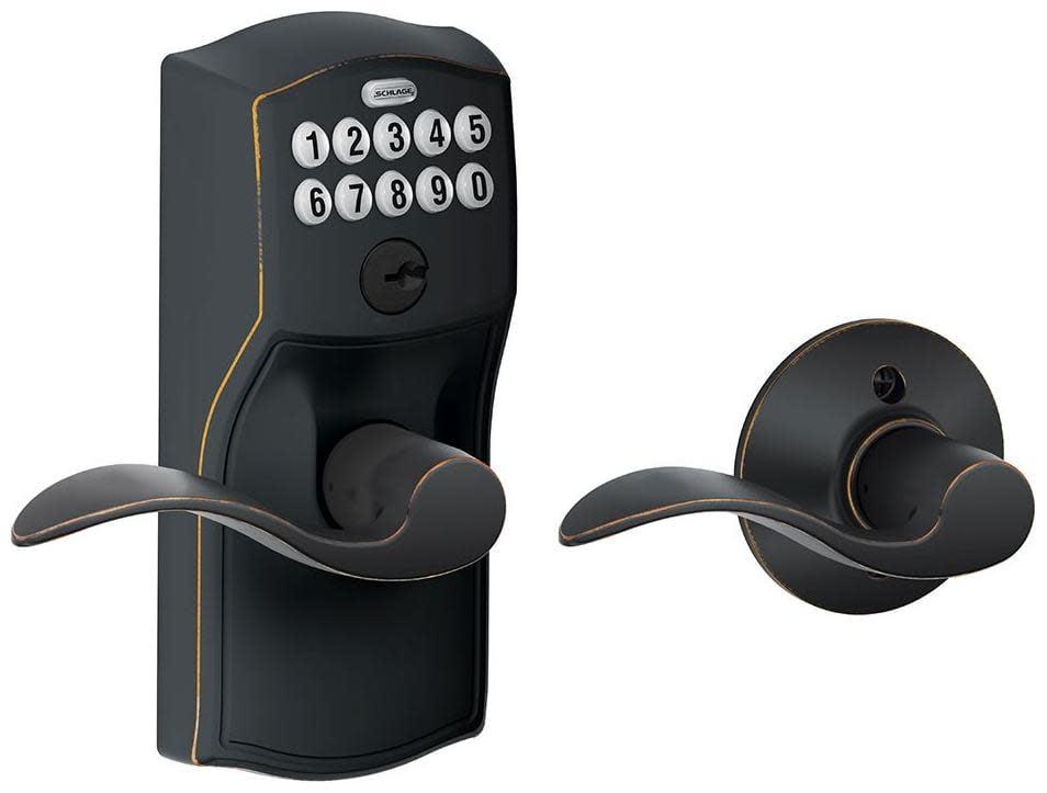 Schlage Fe575-Cam-Acc Camelot Keypad Entry - Bronze