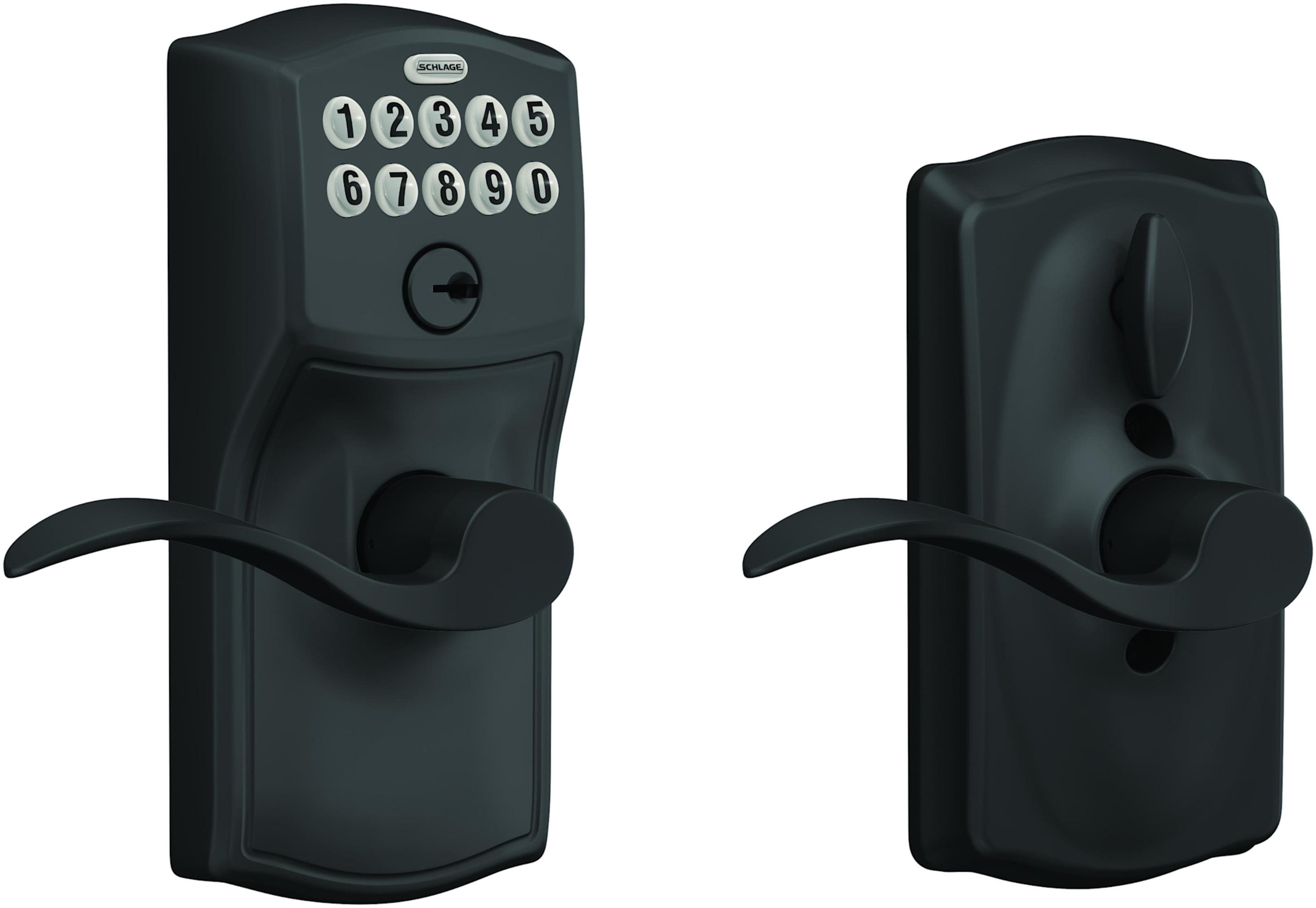 Schlage Fe595-Cam-Geo Camelot Keypad Entry - Black