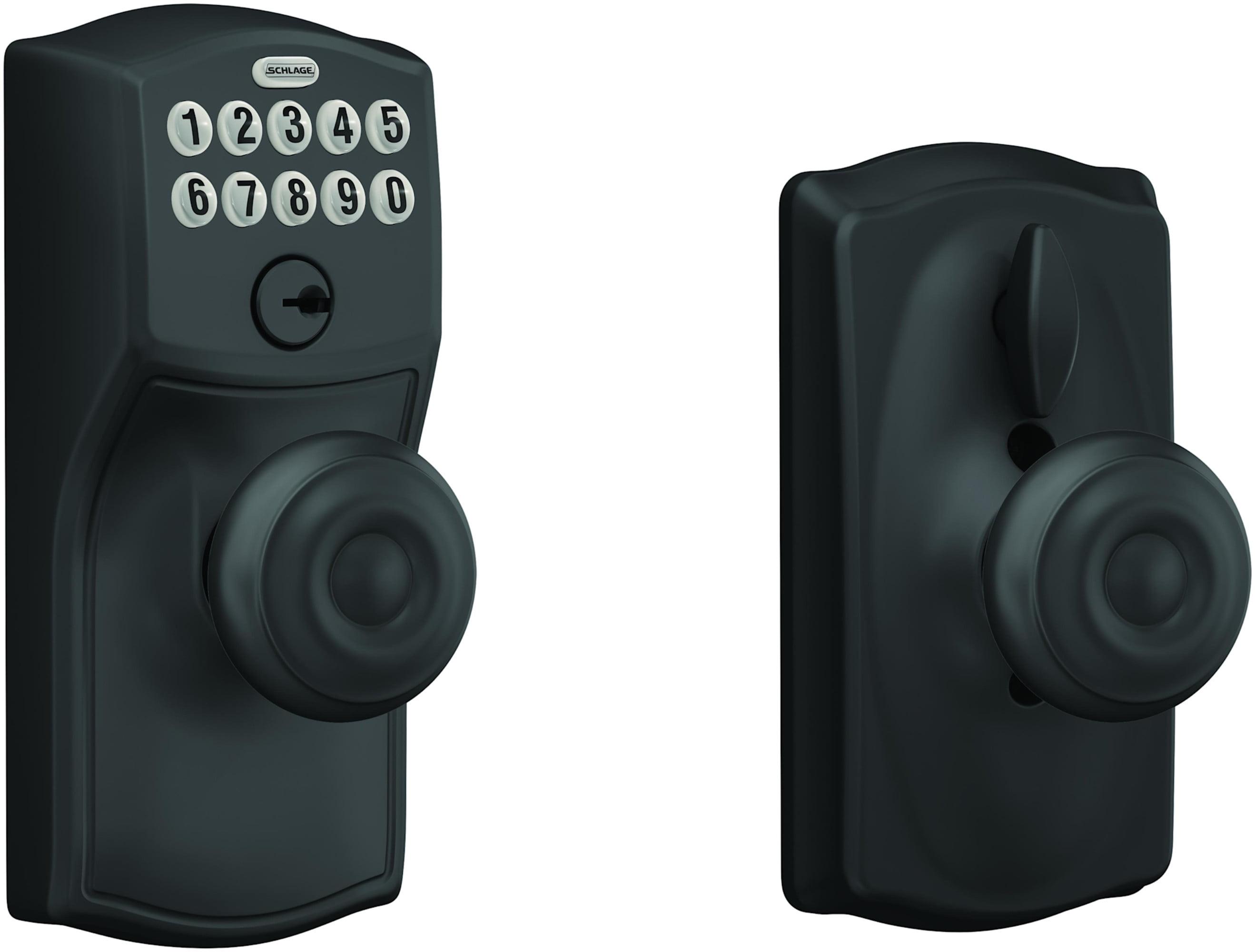 Schlage Fe595-Cam-Geo Camelot Keypad Entry - Black