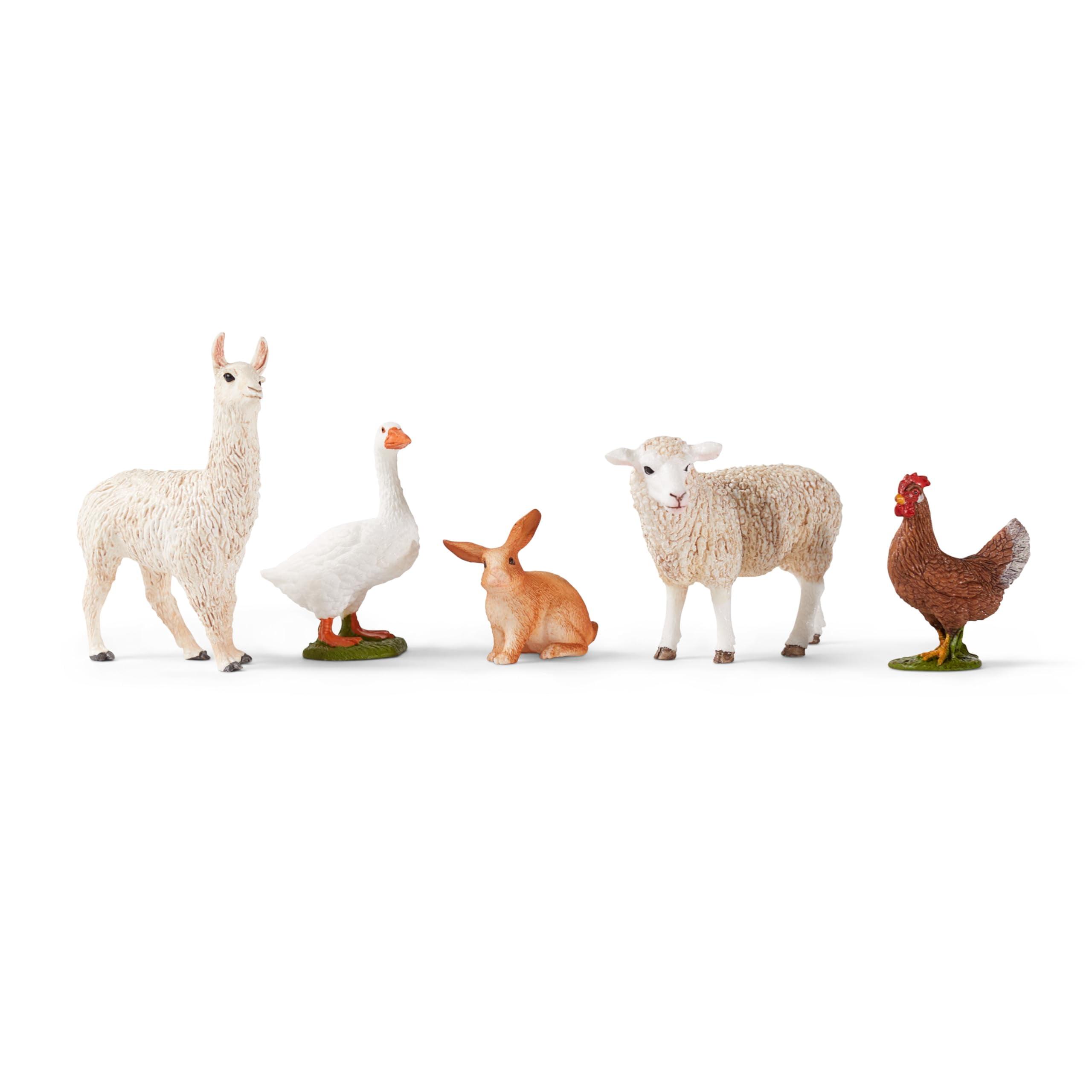 Schleich Farm World 5-Piece Realistic Farm Animal Toy Set