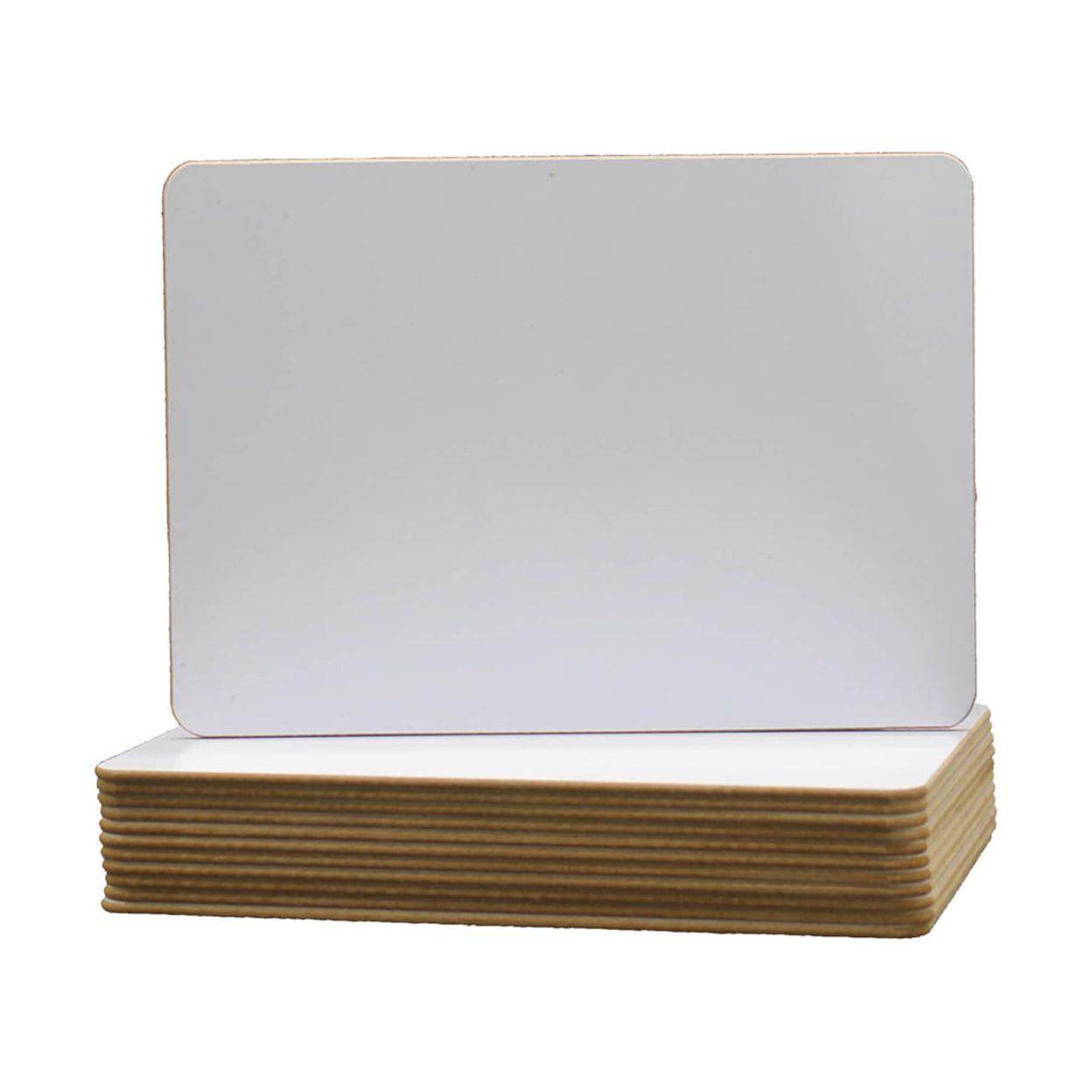 Flipside Products Lap Board Melamine Mini - Up To 2' Whiteboard (Set of 12)
