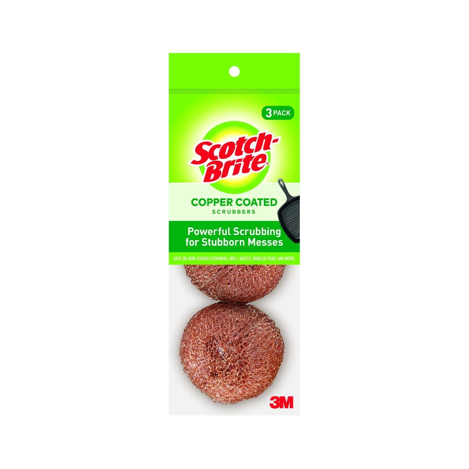 Scotch-Brite Copper Coated Scrubbers - 3ct
