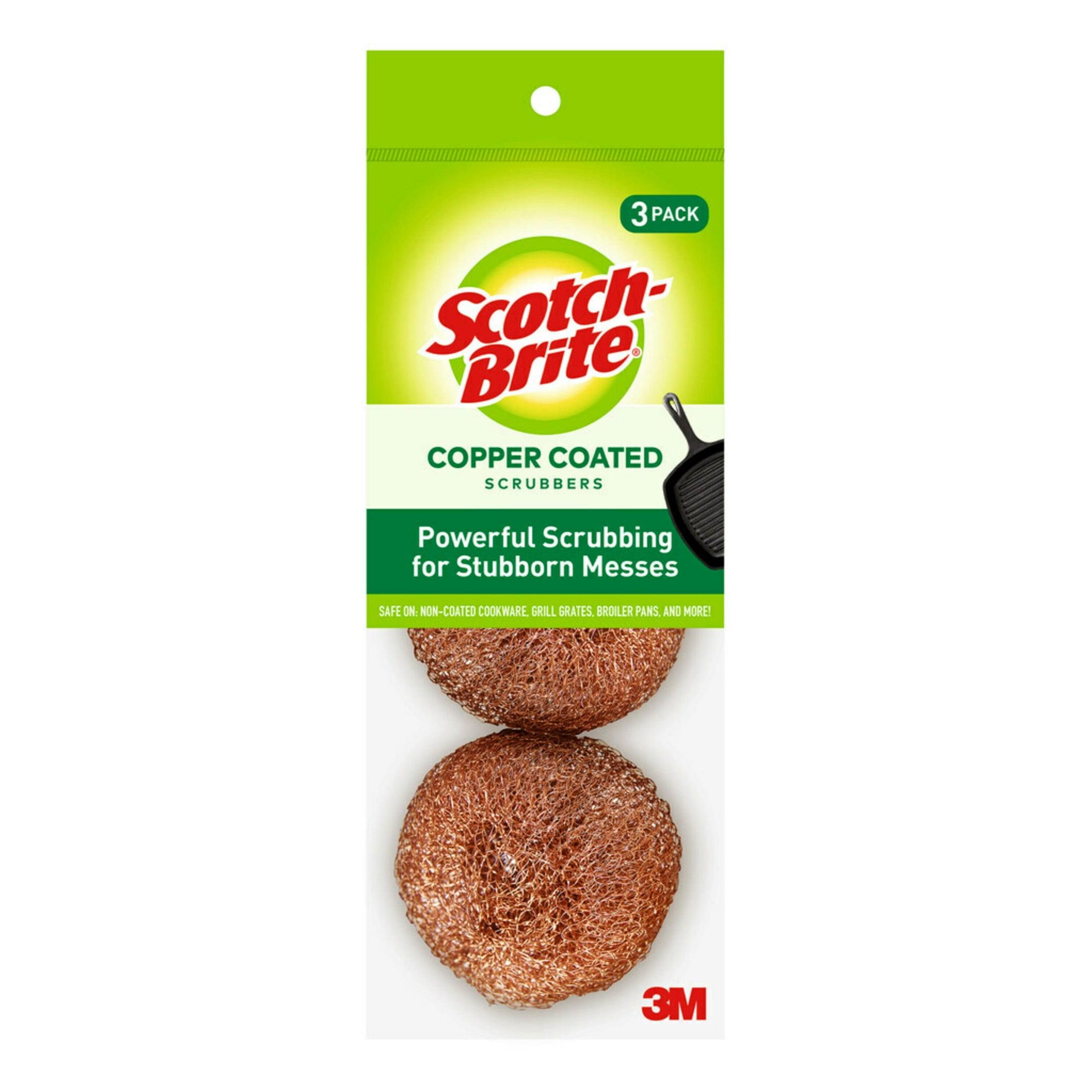 Scotch-Brite Copper Coated Scrubbers - 3ct