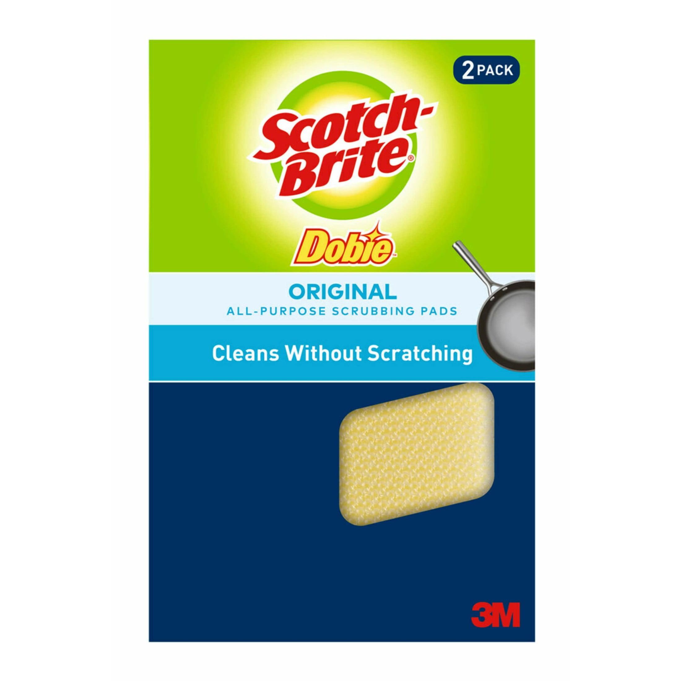 Scotch-Brite Dobie Non-Scratch All-Purpose Cleaning Pads, 2-Pack