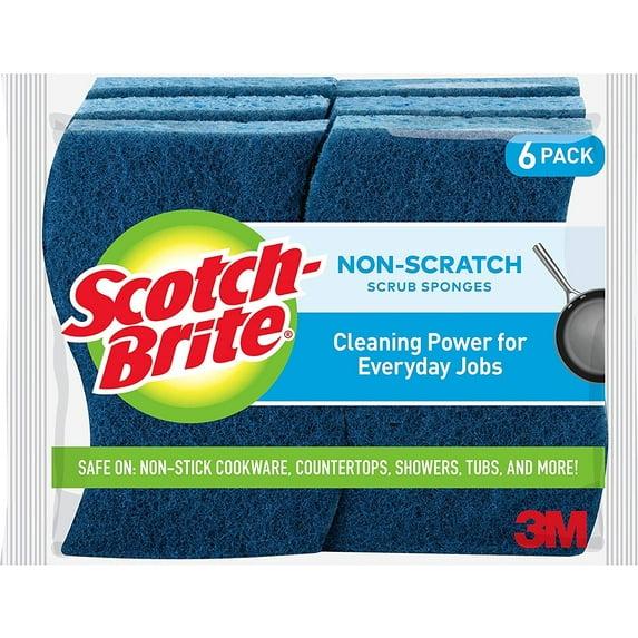 Scotch-Brite Zero-Scratch Scrub Sponges - 6ct