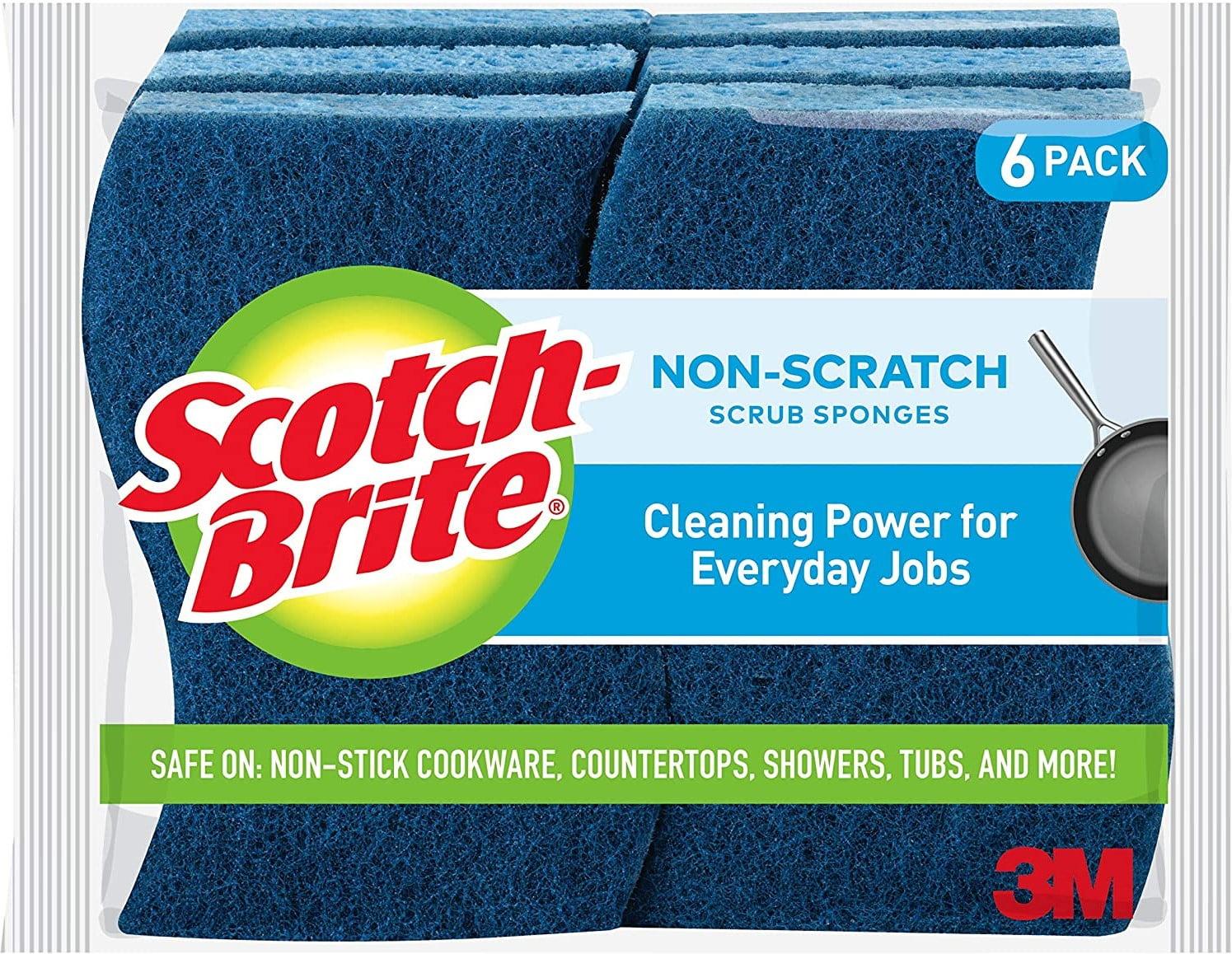 Scotch-Brite Blue Non-Scratch Multi-Purpose Scrub Sponge Pack