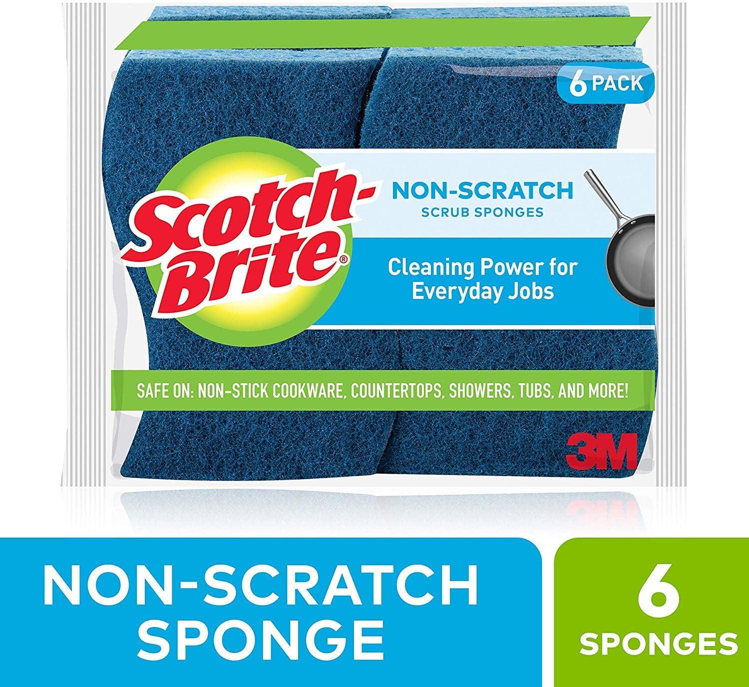 Scotch-Brite Zero-Scratch Scrub Sponges - 6ct