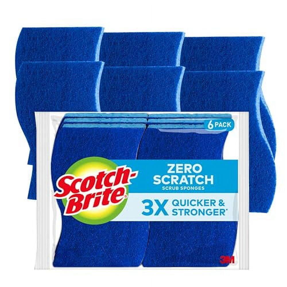 Scotch-Brite Zero-Scratch Scrub Sponges - 6ct