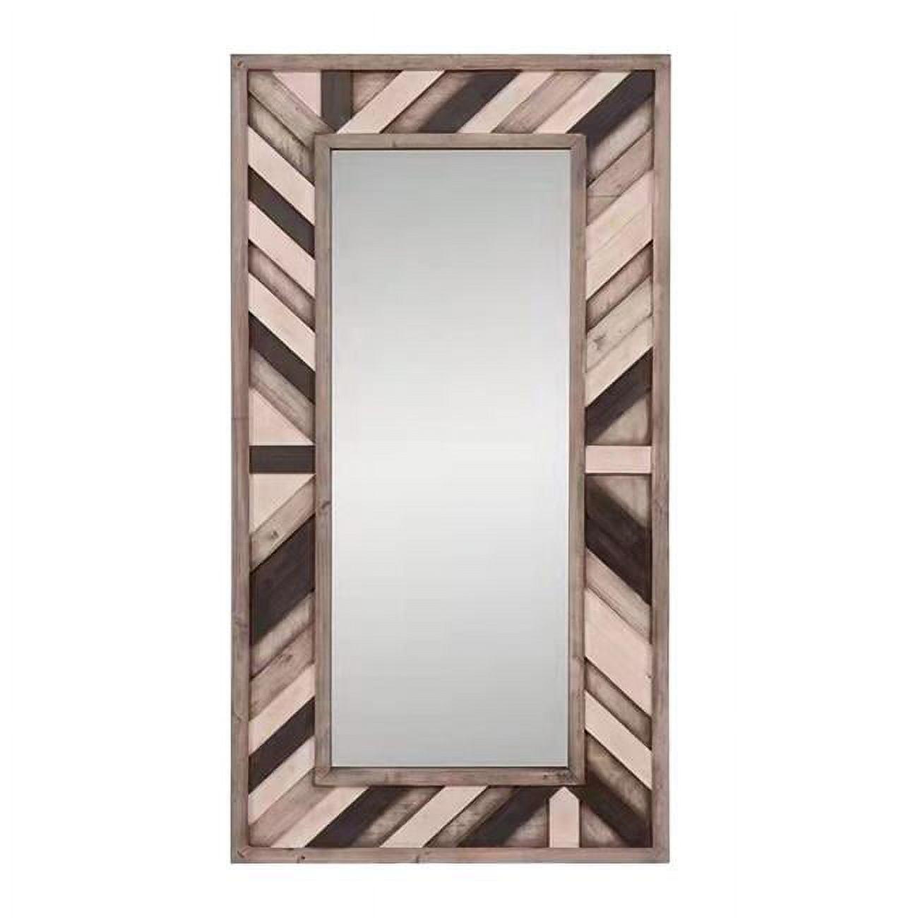 Classic Full-Length Solid Wood Leaning Mirror 58'' H X 19'' W