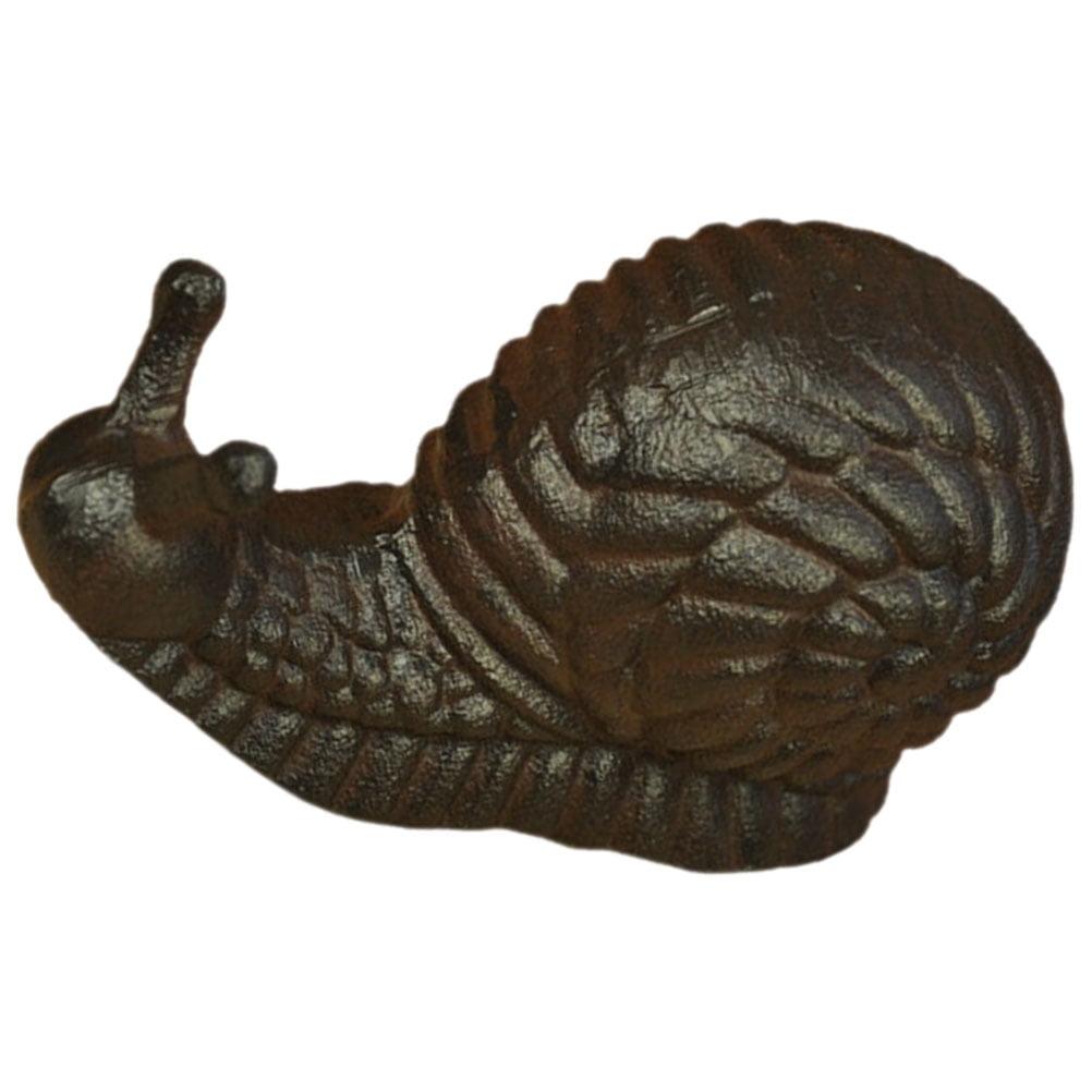 August Grove® Snail Decor Desktop Iron Snail Tabletop Ornament Simulation Snail Craft Prop