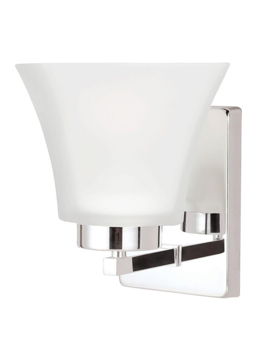 Bayfield Chrome Transitional 7.75" Energy Star Wall Sconce