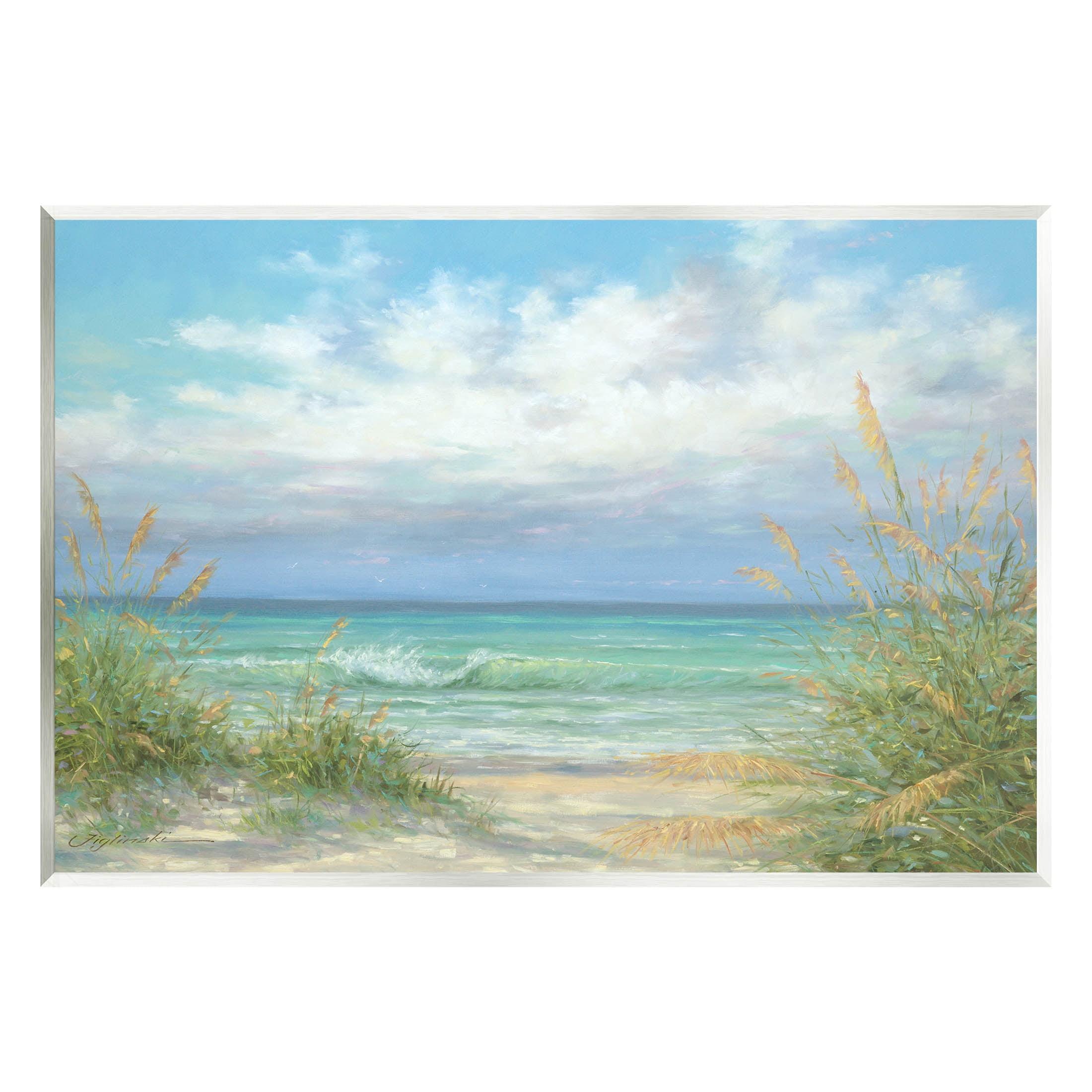 Sea Shoreline Horizon Coastal Wood Wall Art