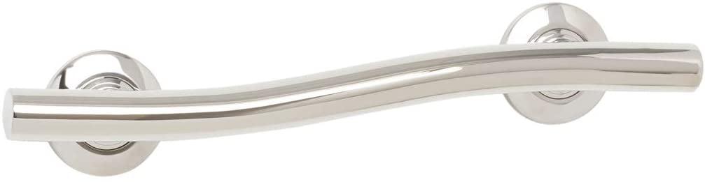 Seachrome Lifestyle & Wellness Stainless Steel Wave Grab Bar GW-3518-QCR-PS