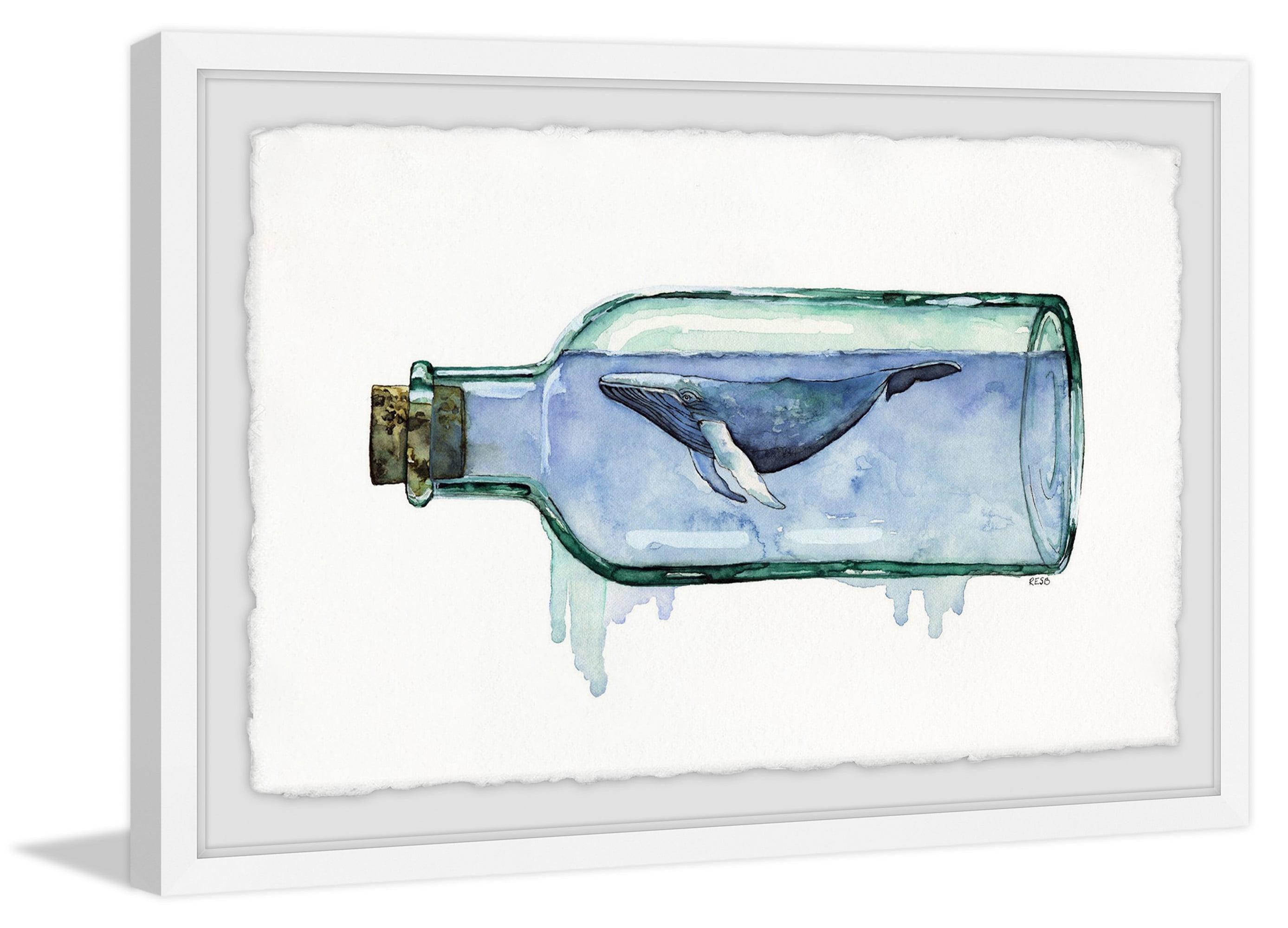 Seaglass Framed Painting Print