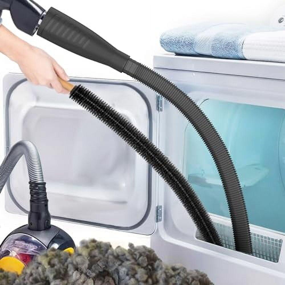 Sealegend 2 Pack Dryer Vent Cleaner Kit and Flexible Dryer Lint Brush Vacuum Hose Attachment Brush Lint Remover Power Washer and Dryer Vent Vacuum Hose