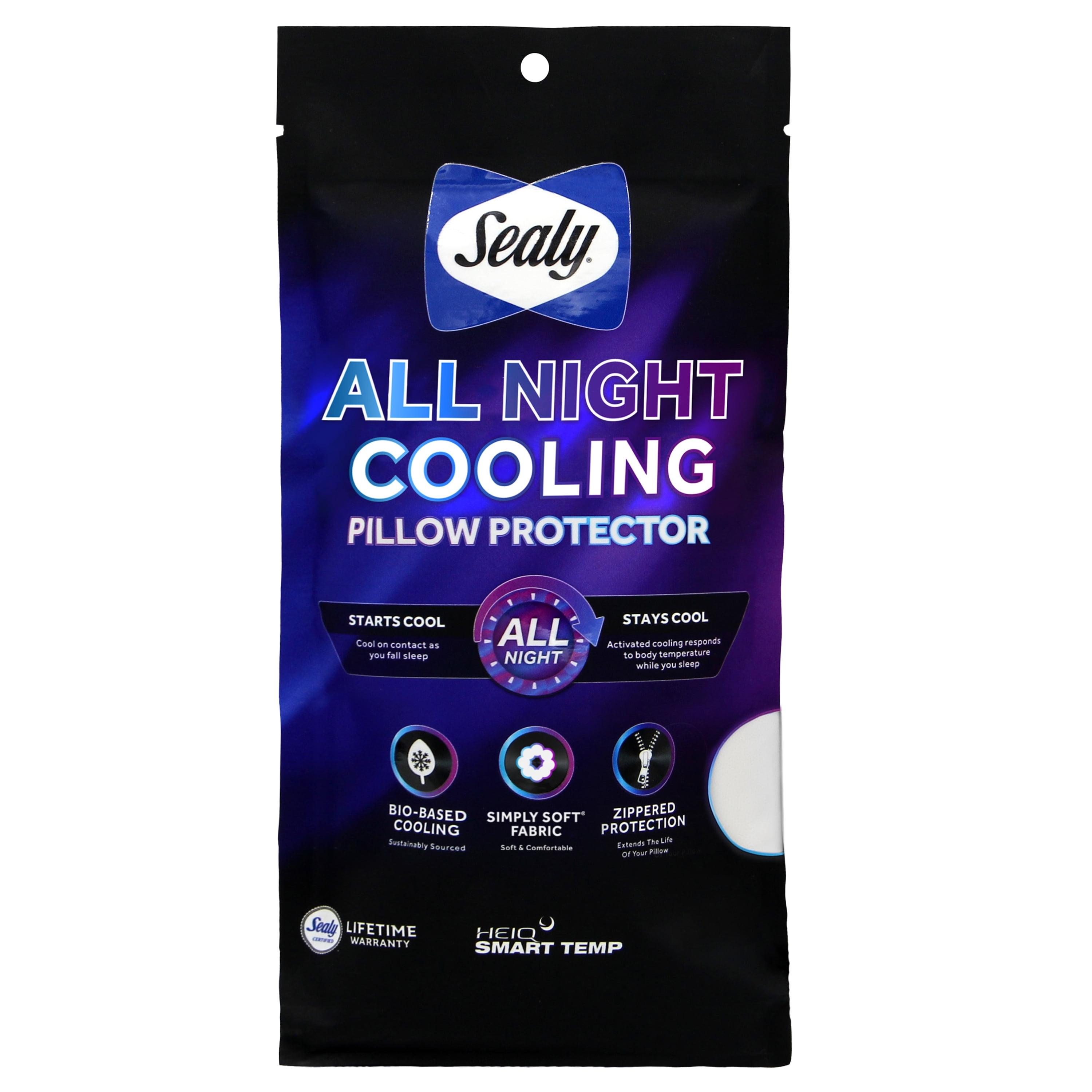 Zipper Polyester Sealy All Night Cooling Pillow Protector