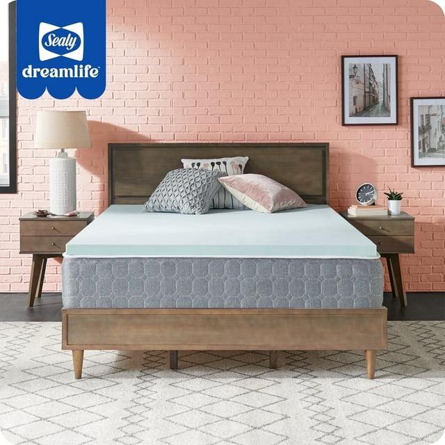 Sealy Sealy Dreamlife 2” Medium Gel Memory Foam Mattress Topper