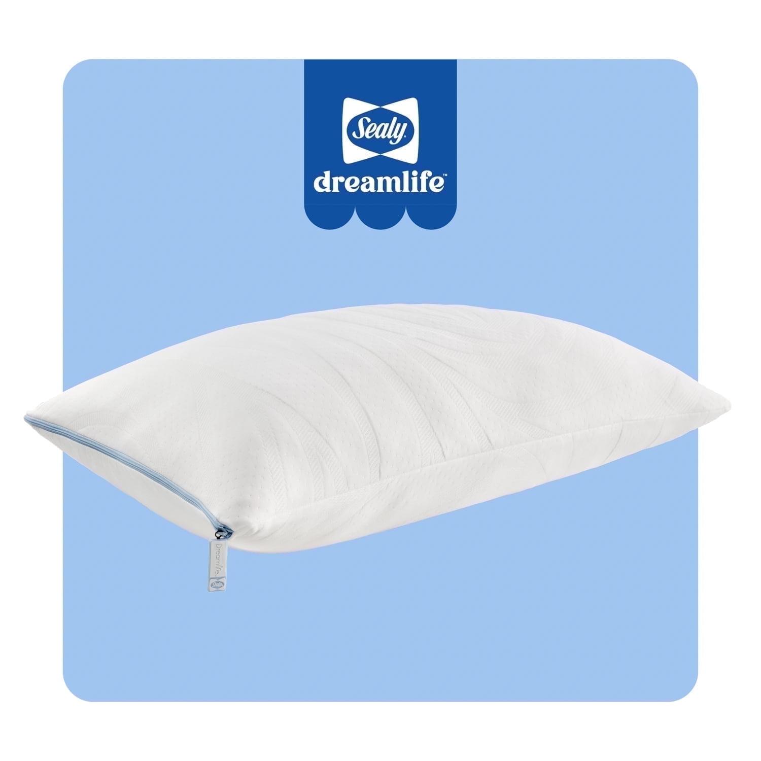 Sealy Dreamlife Standard White Shredded Memory Foam Pillow