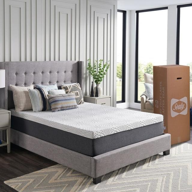 Sealy Essentials 12" Twin Gel Memory Foam Mattress-in-a-Box, Adult