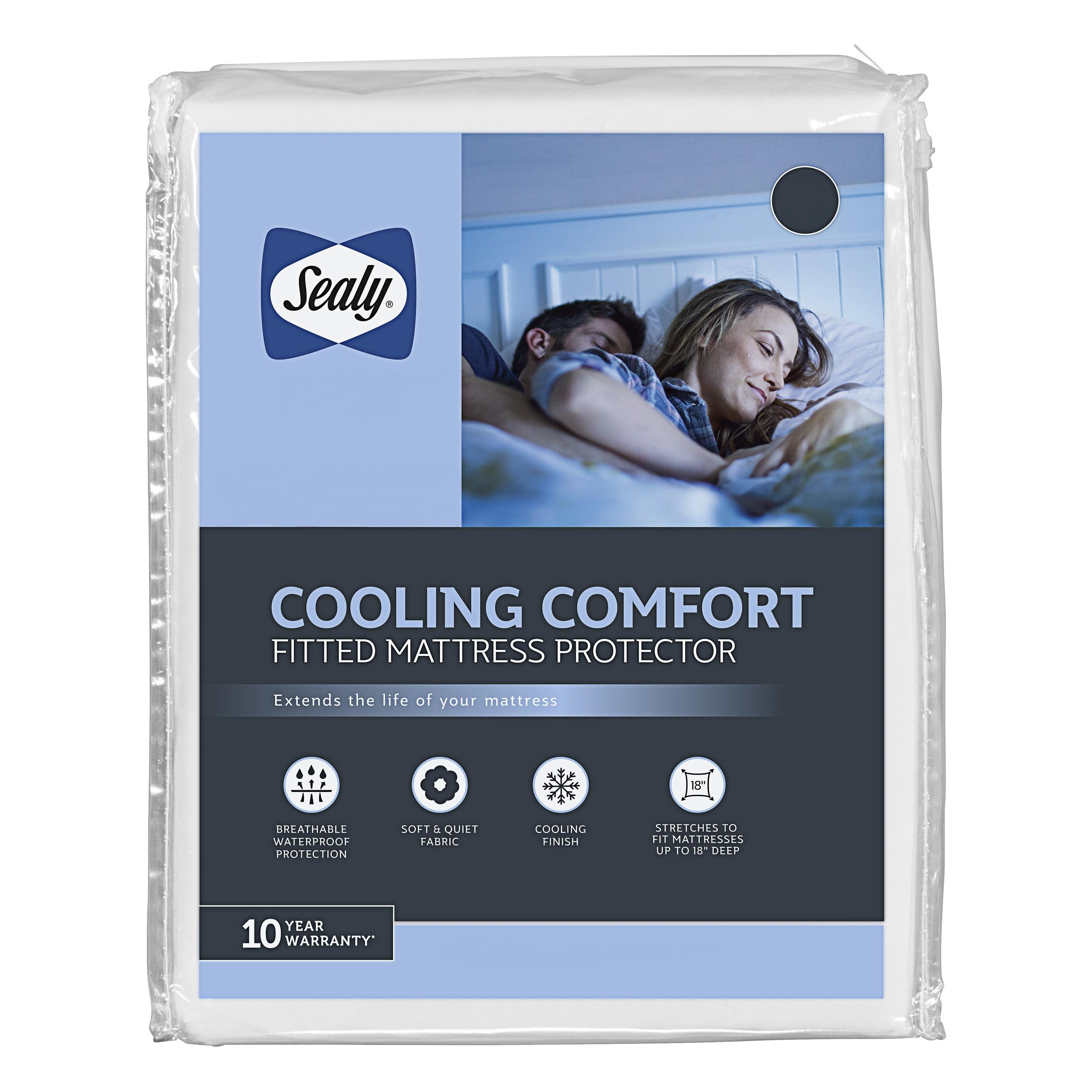 Sealy Cooling Comfort Hypoallergenic Mattress Cover