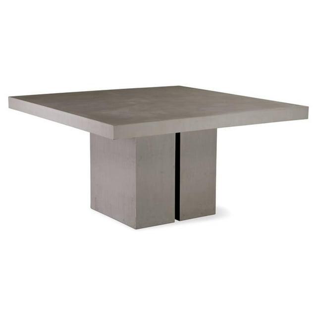 Seasonal Living Perpetual Square Concrete Outdoor Dining Table