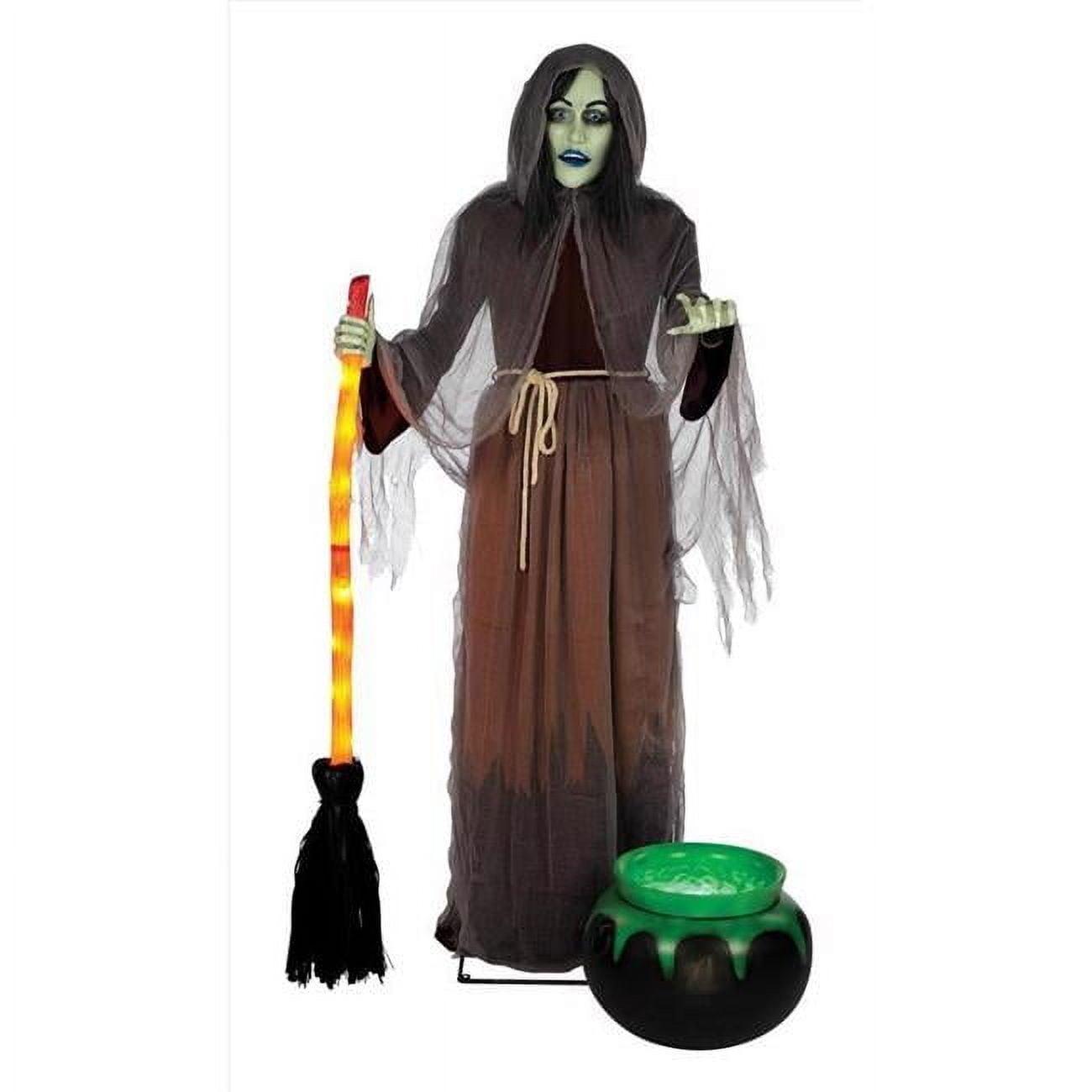 Seasons USA  6 ft. Prelit Animated Witch Yard Decor