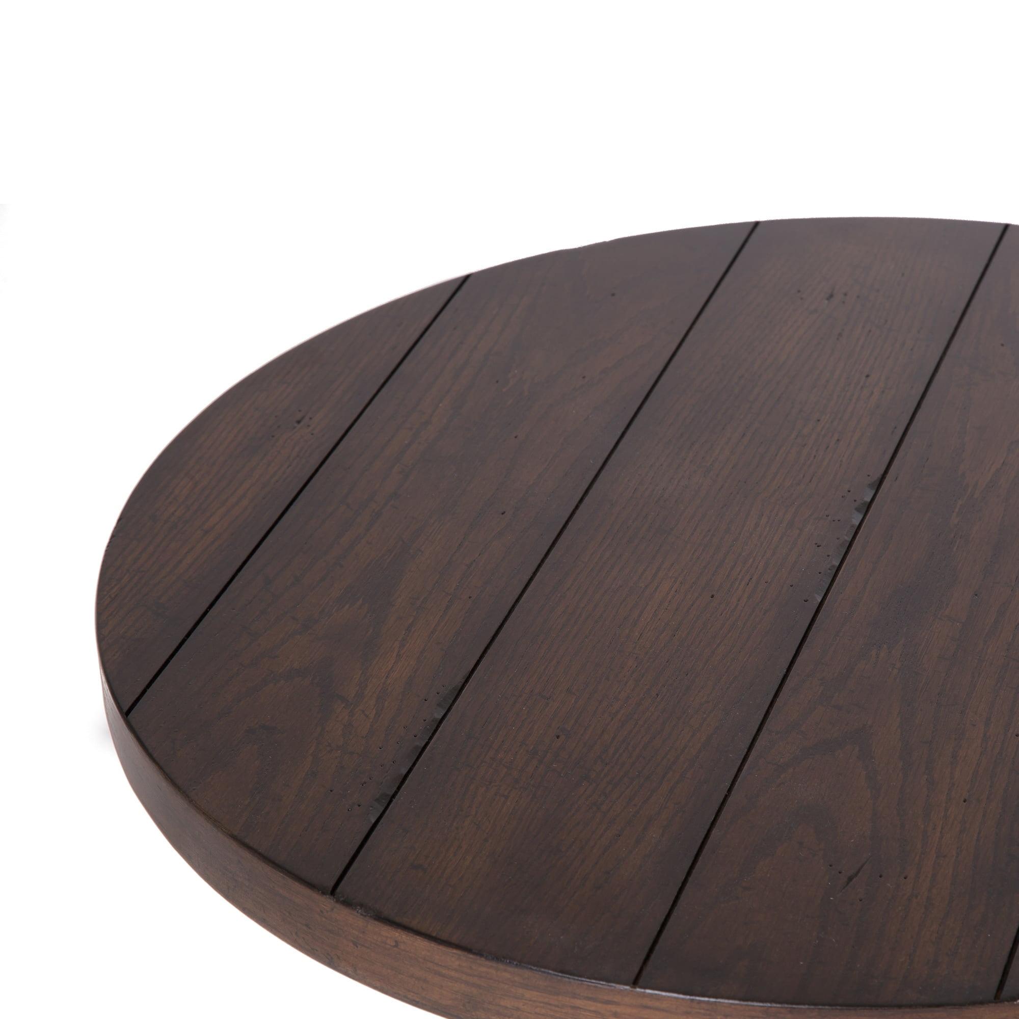 Sedona Kona Brown 26" Round Wood Traditional End Table