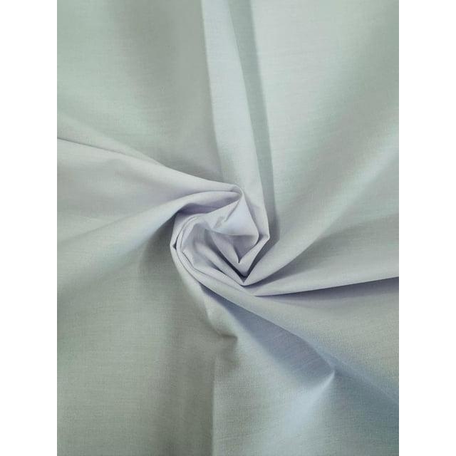 Sedona Designz 60" Wide Premium 100% Cotton Fabric by The Yard - Soft Breathable Material for Sewing & Crafting - White