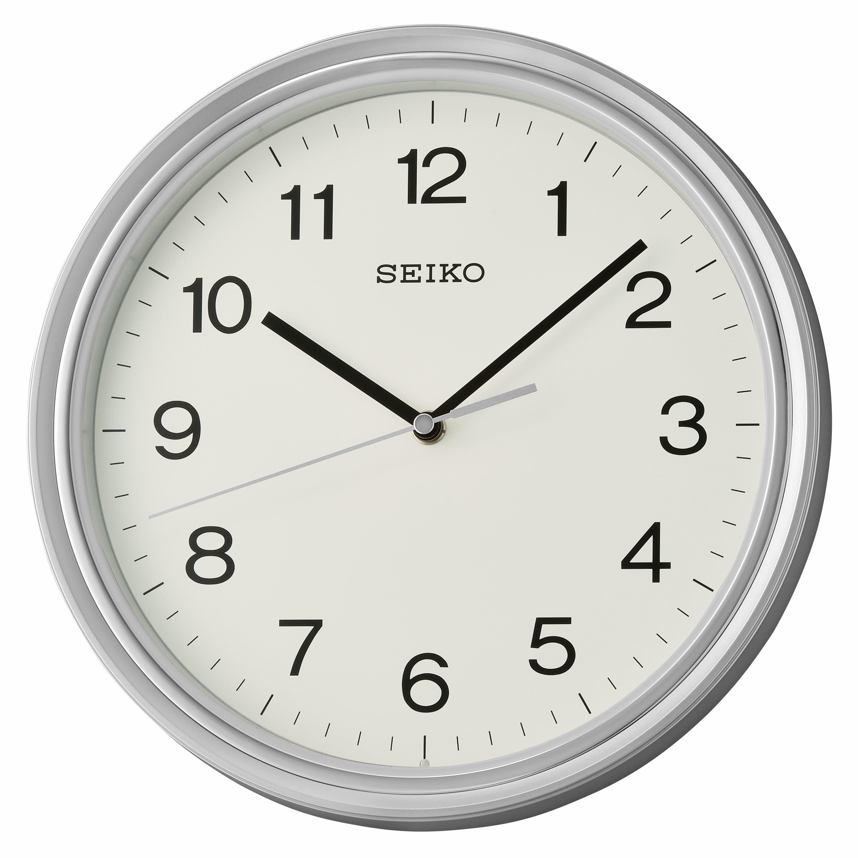 Seiko 10" Oita Wall Clock - Brown